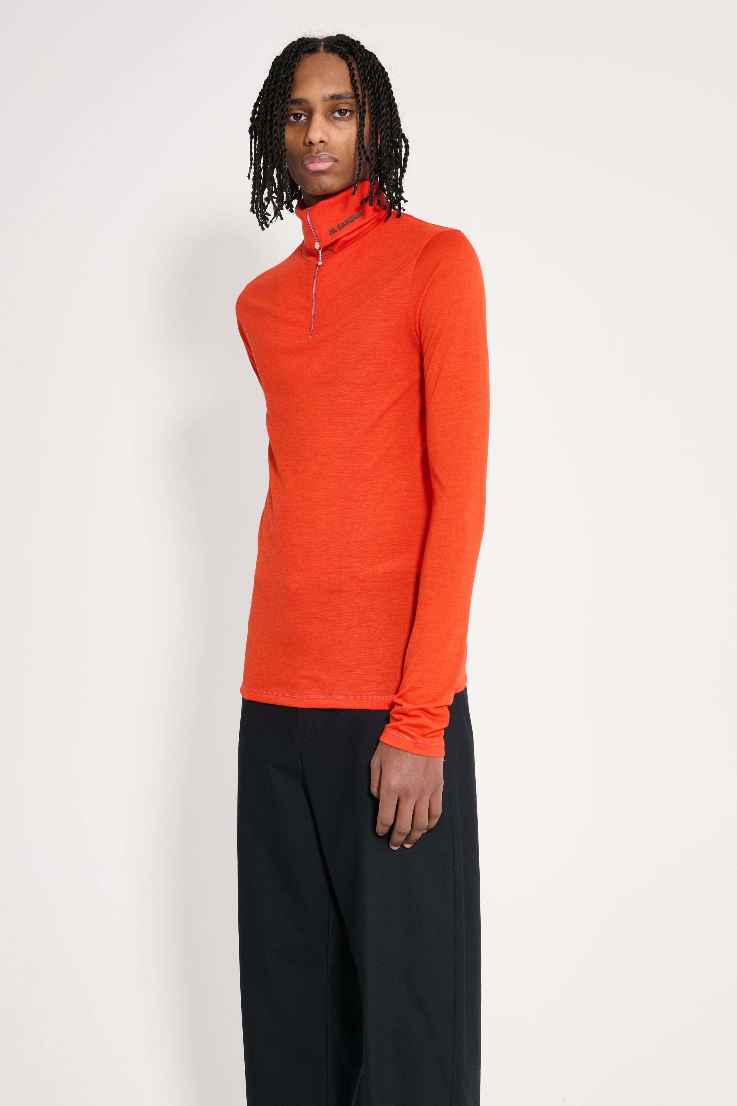 Jil Sander+ Zip-Up Sweatshirt Poppy