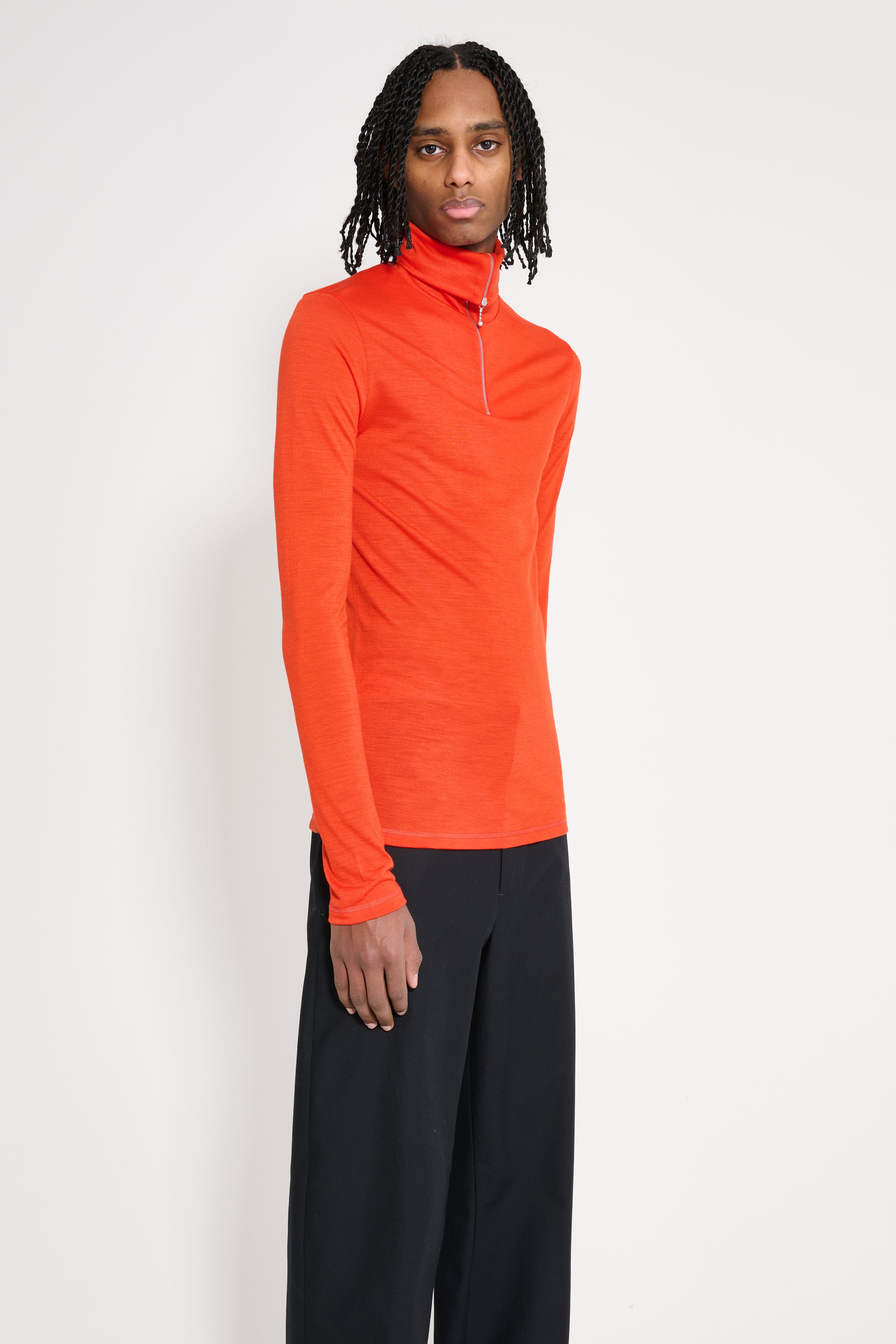 Jil Sander+ Zip-Up Sweatshirt Poppy