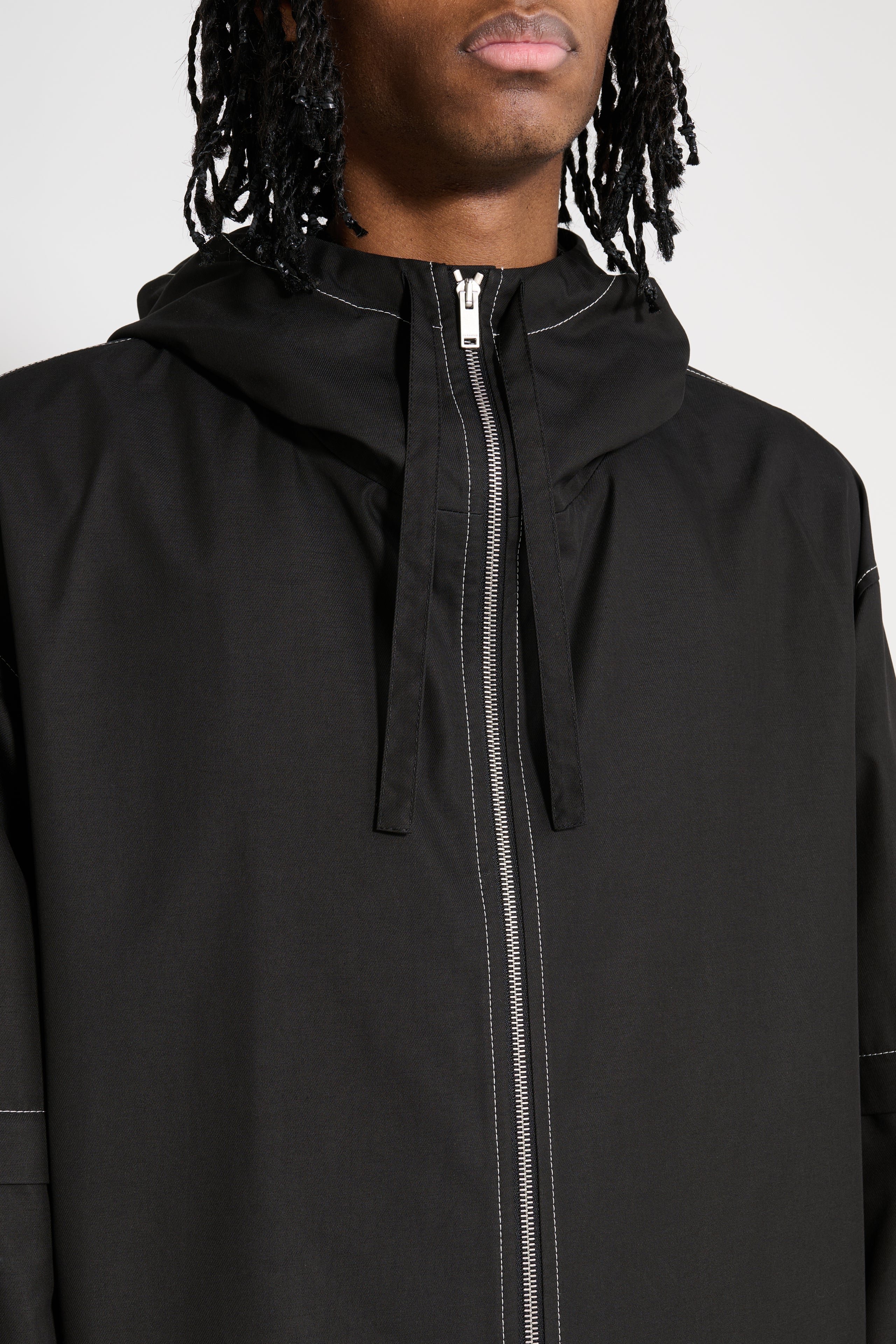 Jil Sander Zip Off Sleeves Jacket Black