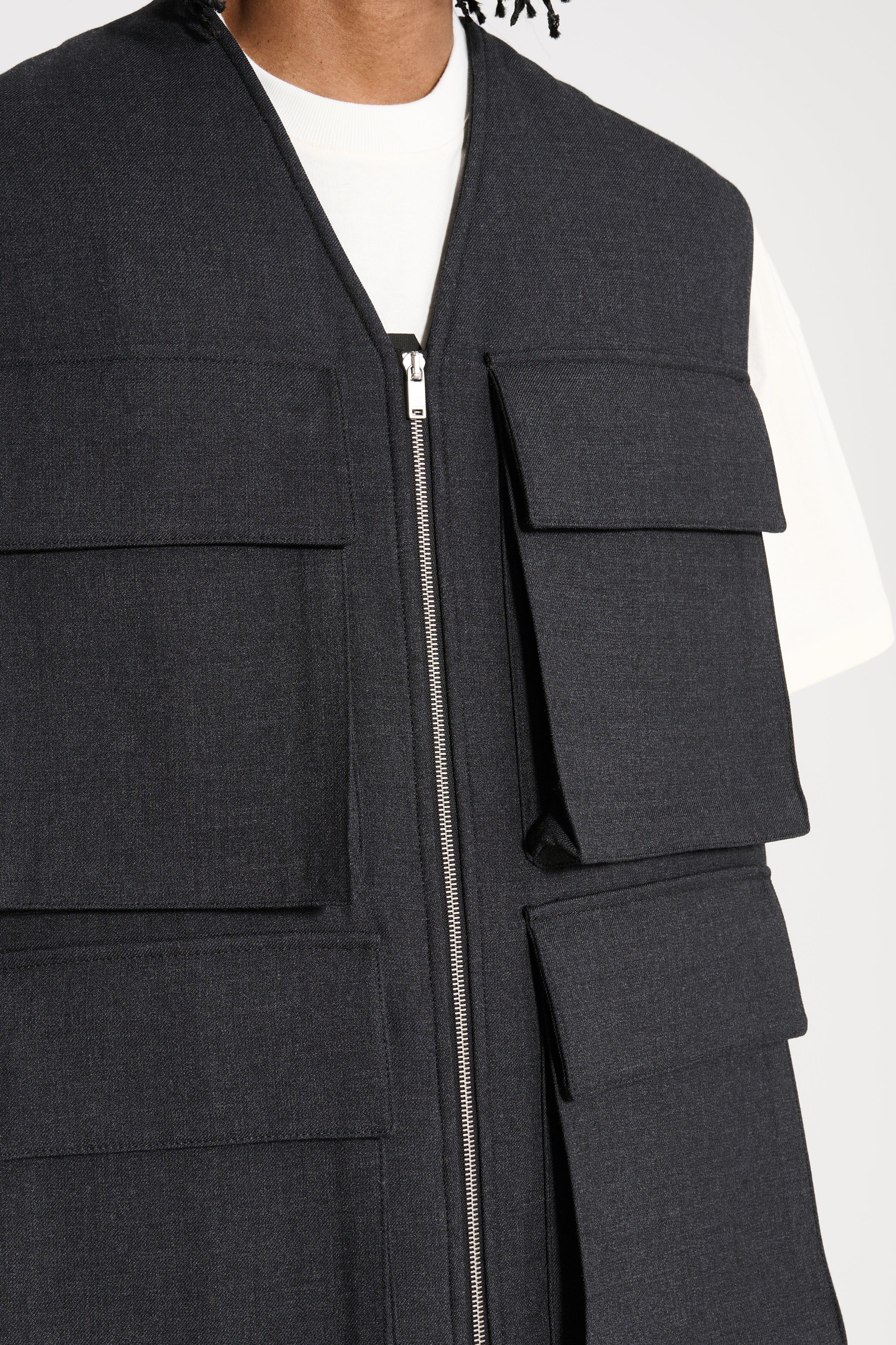 Jil Sander Padded Utility Vest