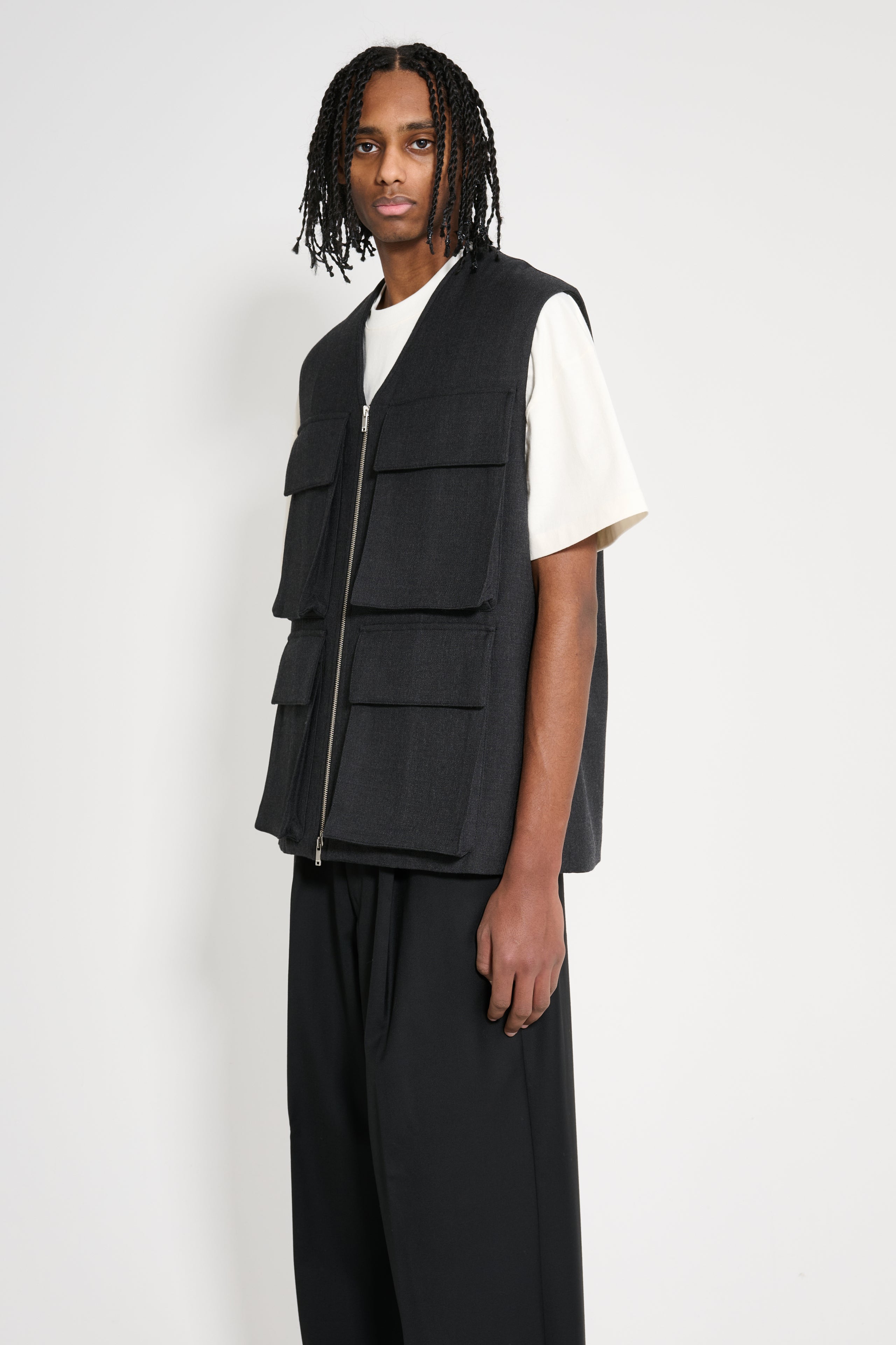 Jil Sander Padded Utility Vest