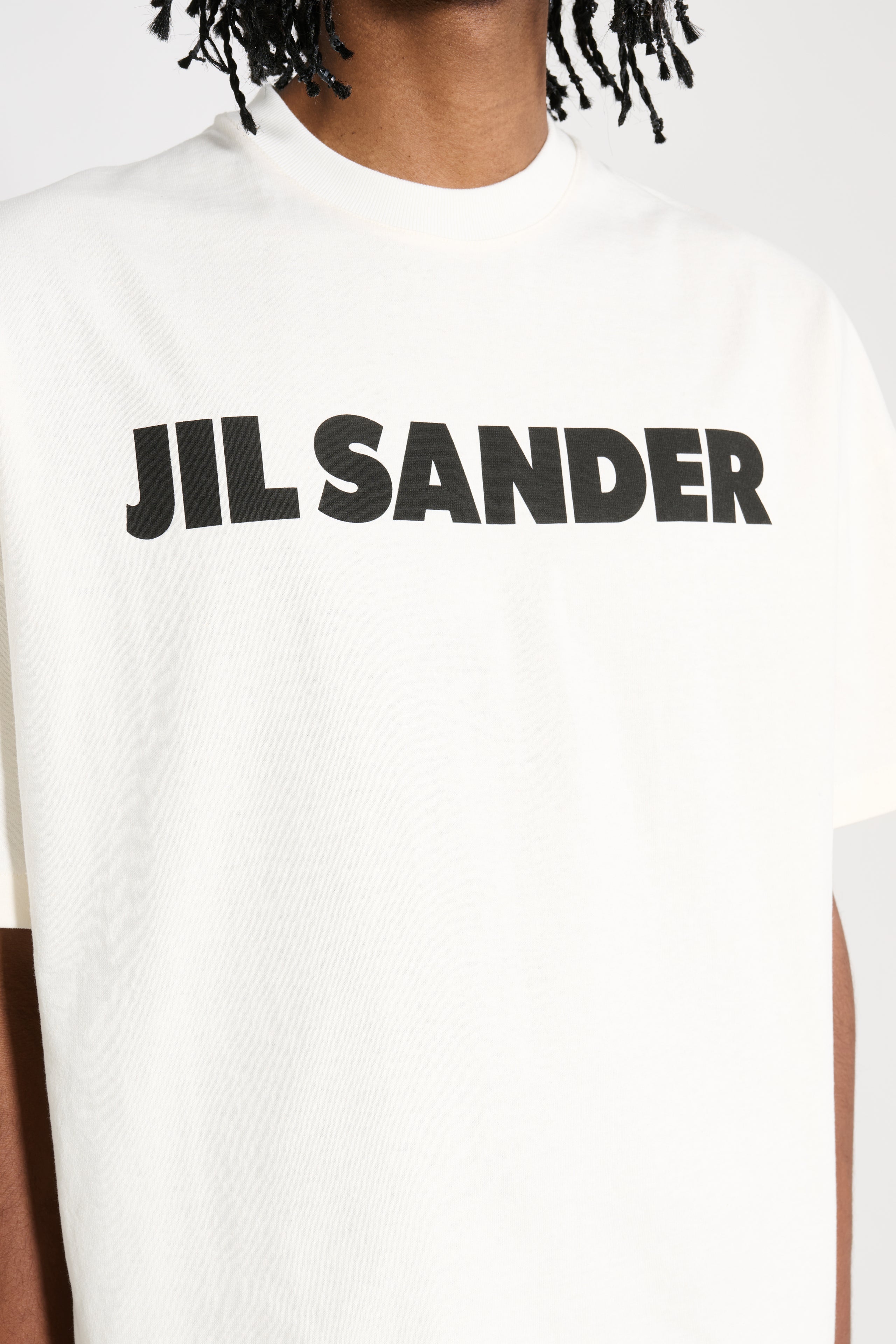 Jil Sander Boxy Logo T-shirt Porcelain