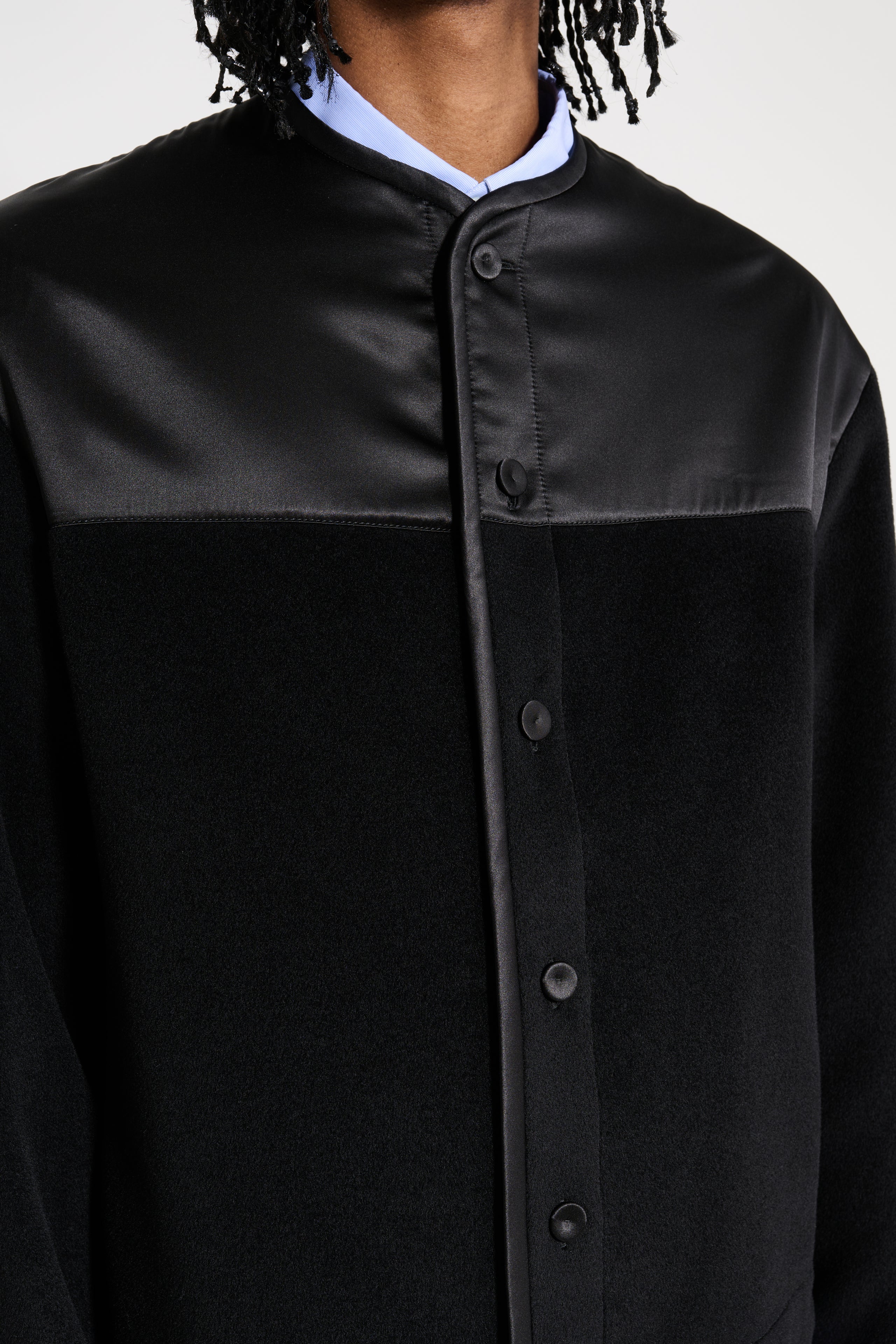 Jil Sander+ Panelled Fleece Jacket Black