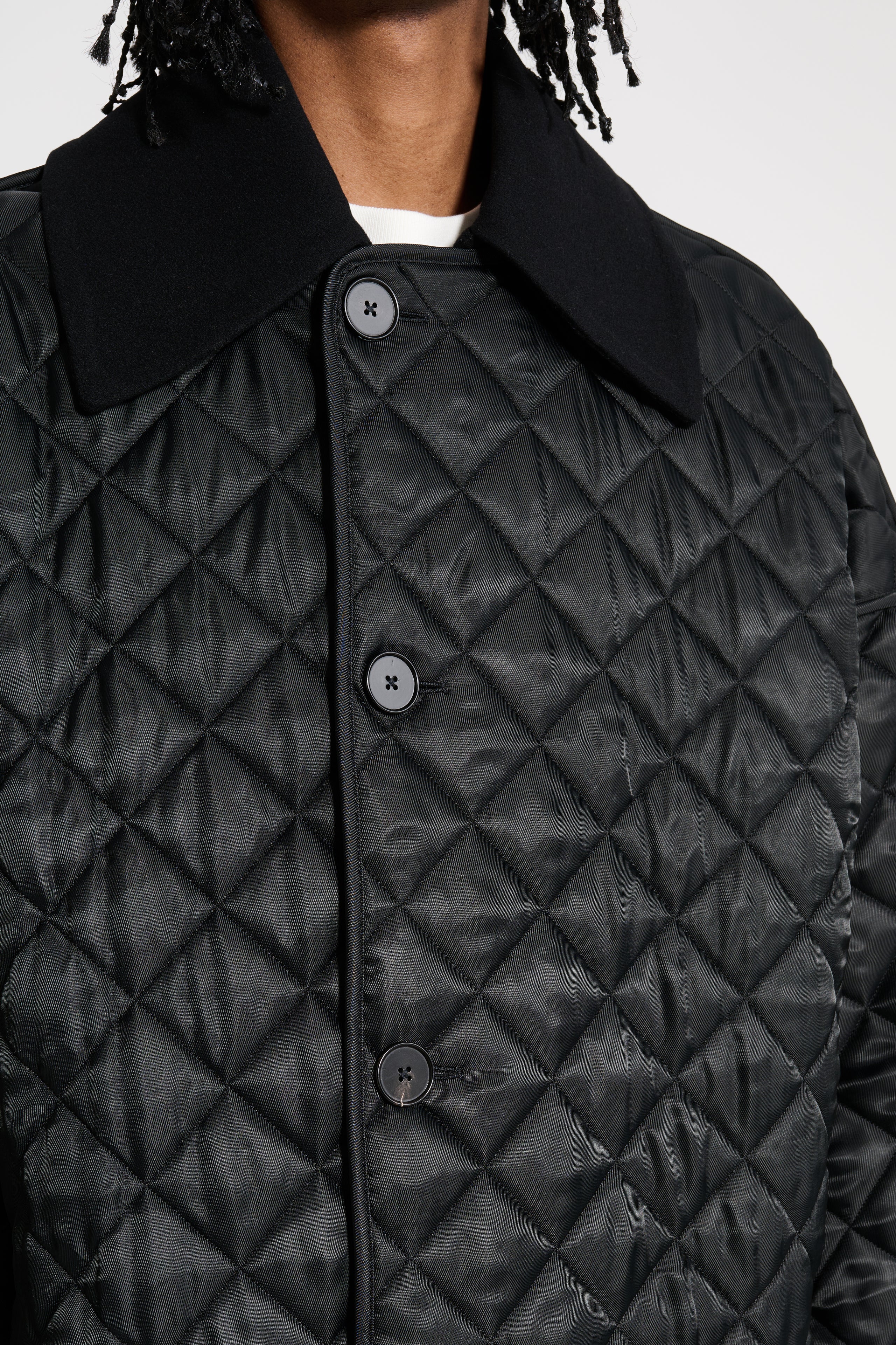 Jil Sander Quilted Jacket Black