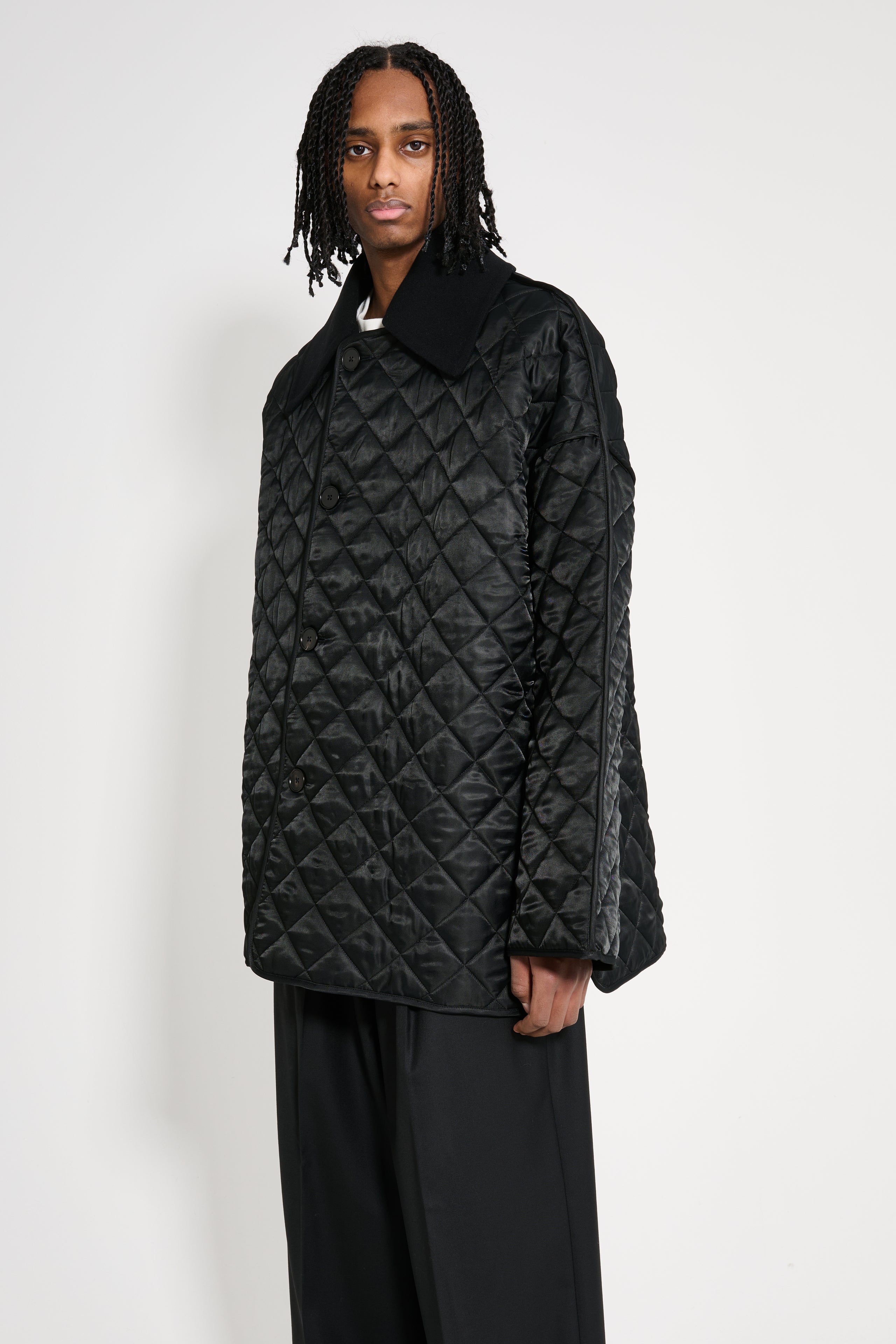 Jil Sander Quilted Jacket Black