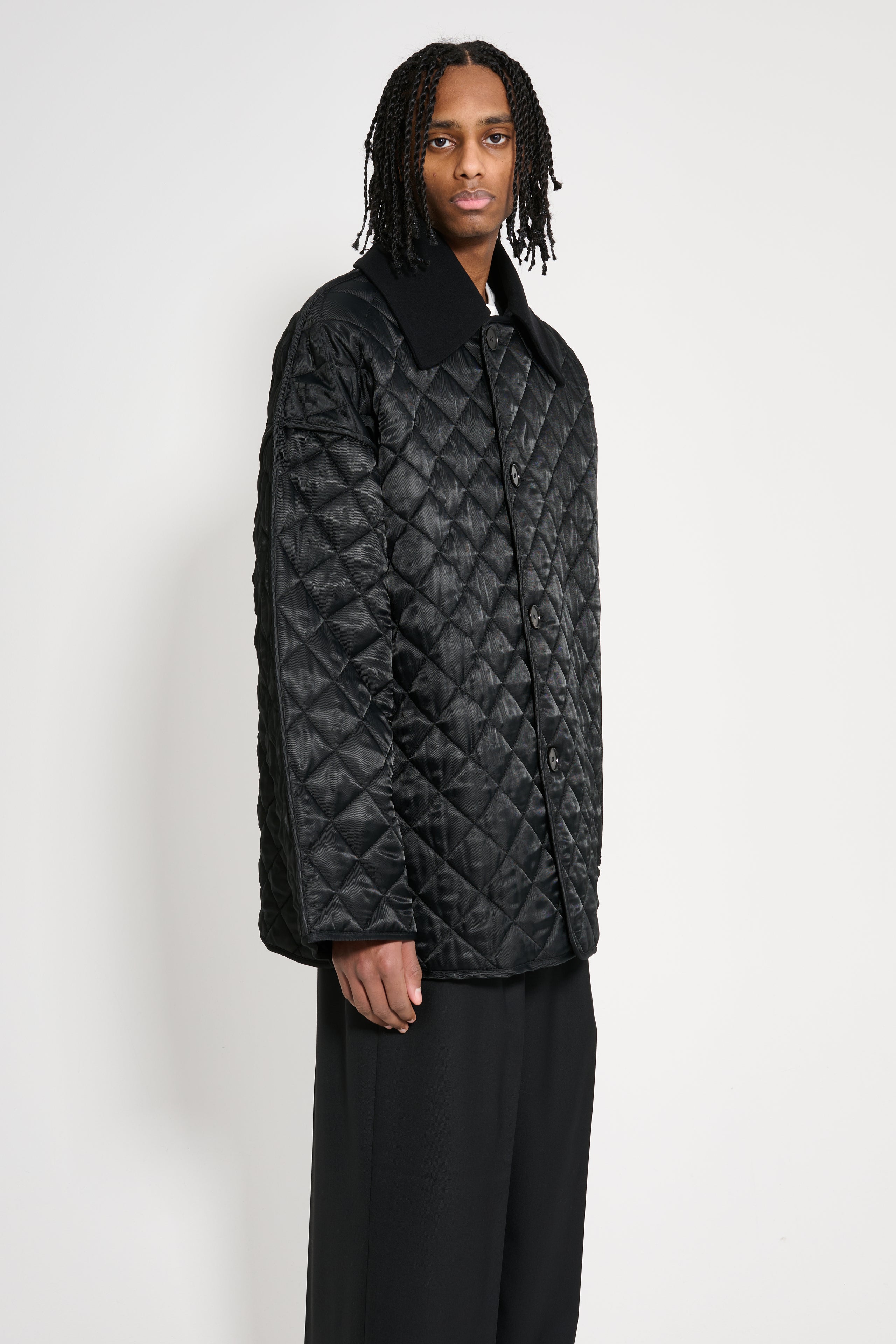 Jil Sander Quilted Jacket Black