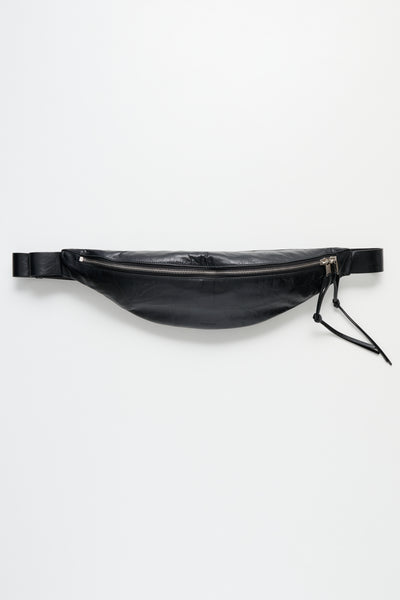 Jil Sander ジルサンダー / Leather-trimmed canvas belt bag Leather-trimmed canvas belt bag in white - Jil Sander