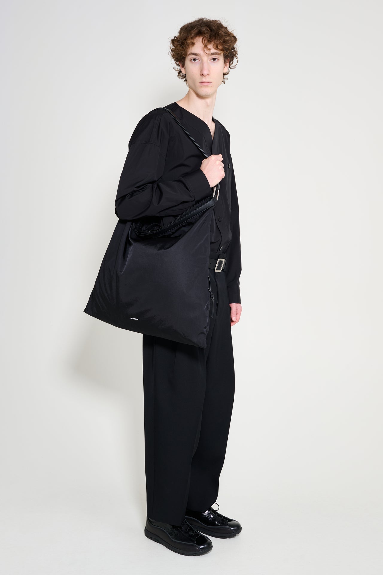 Jil Sander Oversized Tote Bag Black