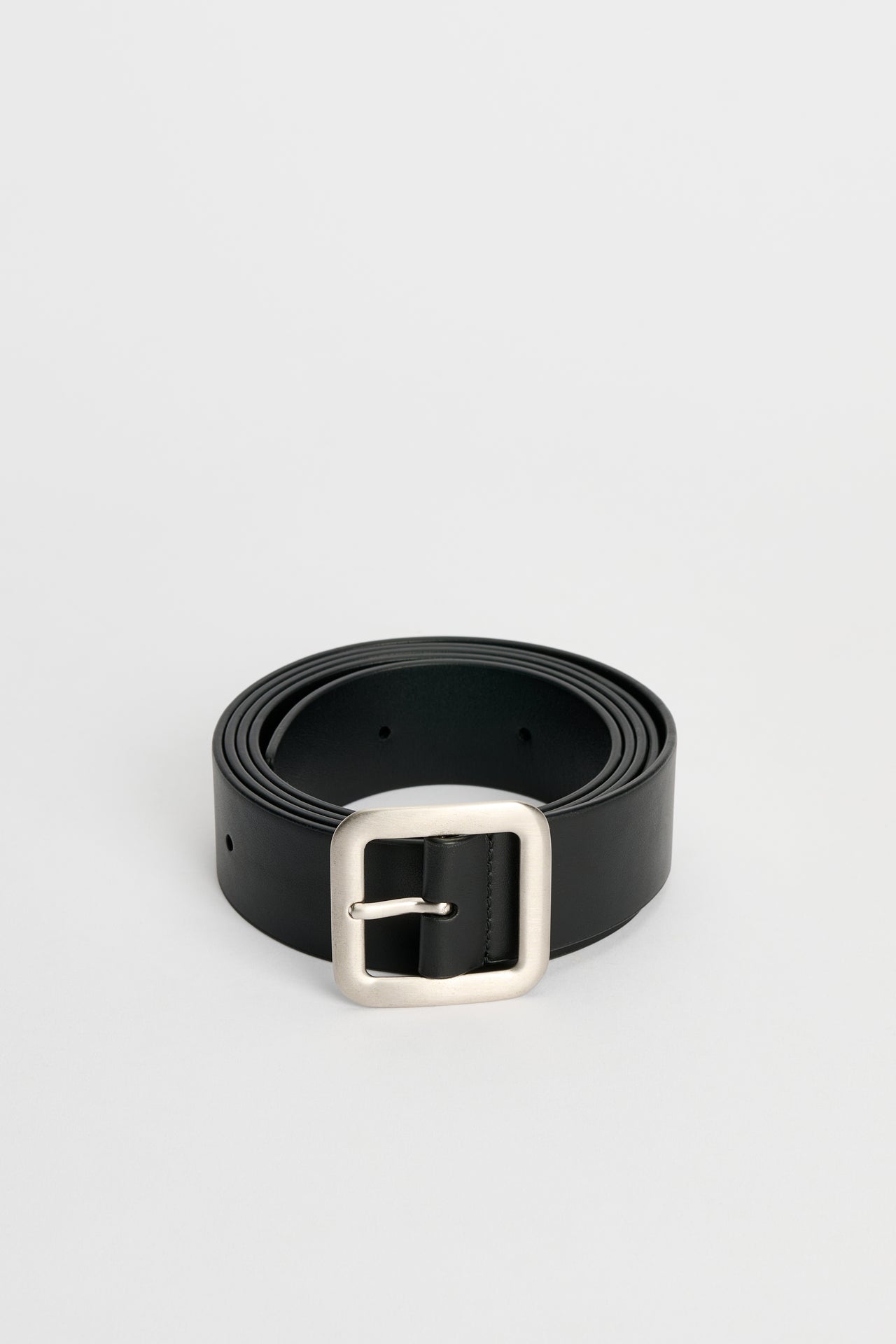 Jil Sander Flat Square Belt Black