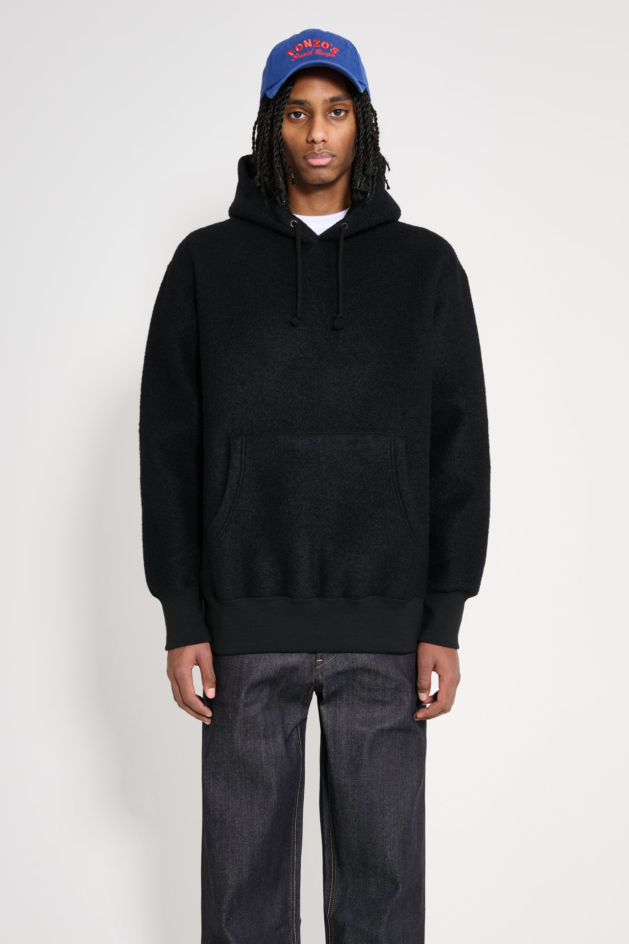 Junya Watanabe MAN Hooded Sweatshirt Black