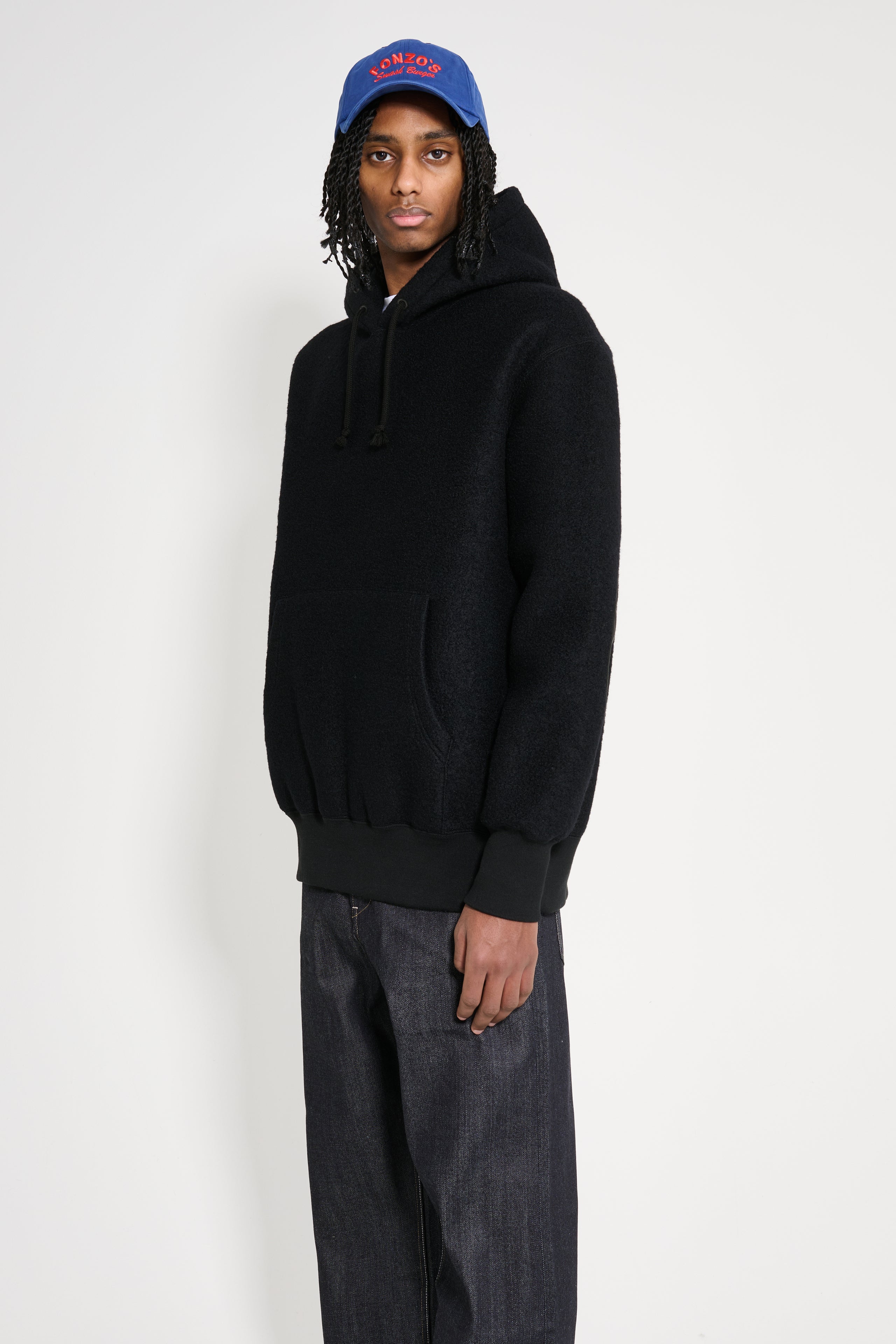 Junya Watanabe MAN Hooded Sweatshirt Black