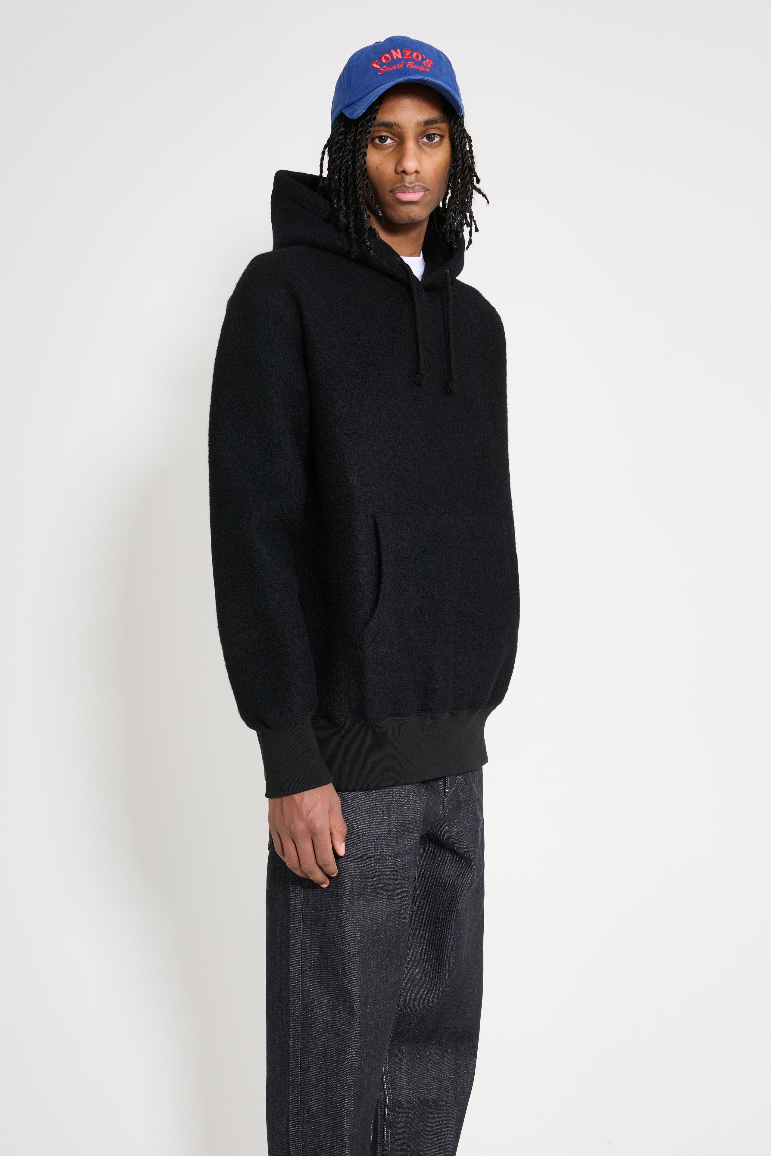 Junya Watanabe MAN Hooded Sweatshirt Black