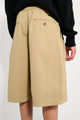 Junya Watanabe MAN Pleated Wide Leg Shorts Beige