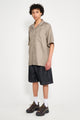 Junya Watanabe MAN Wide Leg Pleated Shorts Black