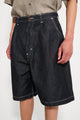 Junya Watanabe MAN Wide Leg Pleated Shorts Black