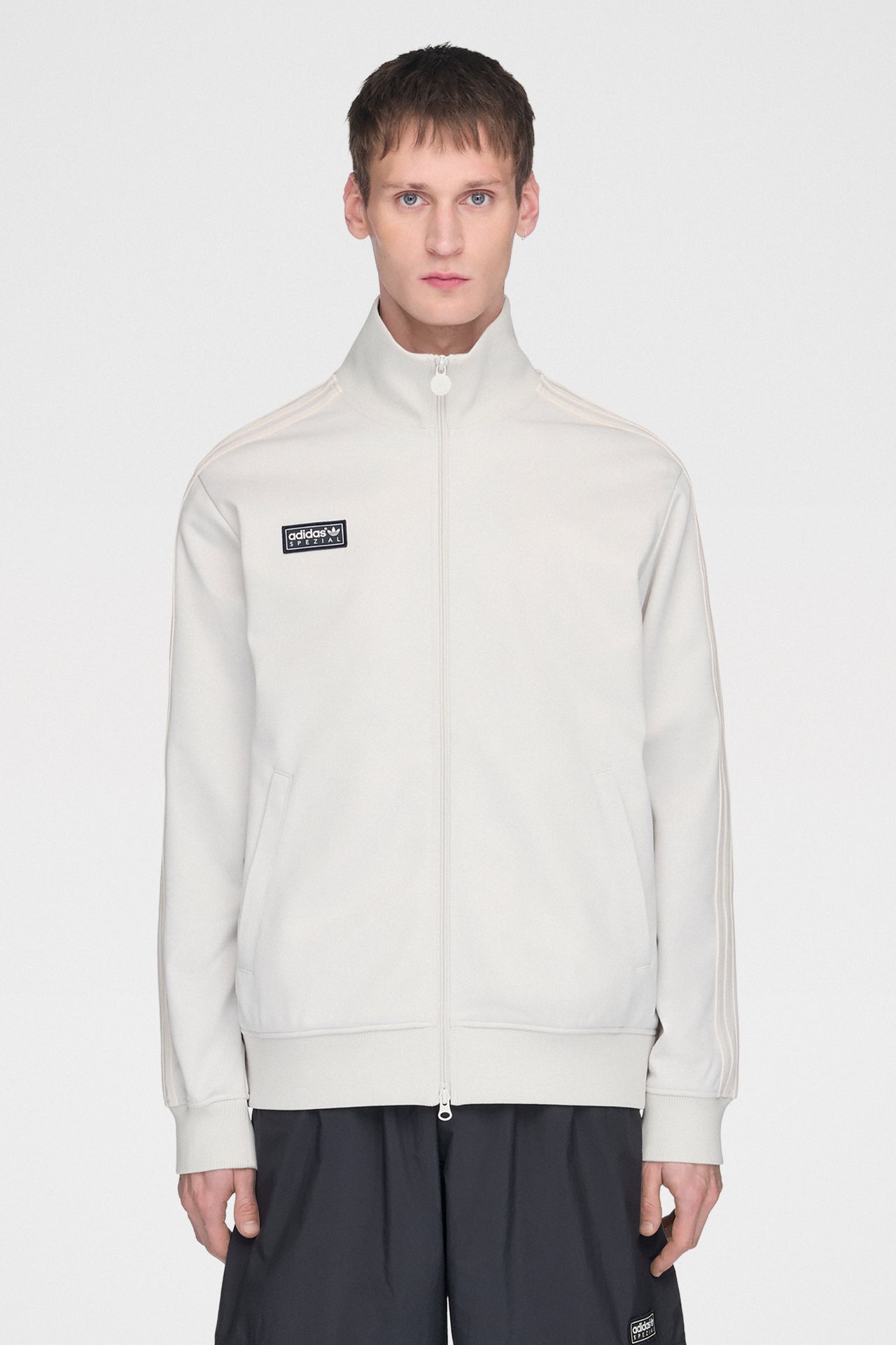 adidas SPZL Backhill TT Pique Jacket Orbit Grey