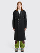 Kiko Kostadinov Critias Double Face Coat Wool Shadow Black / Shadow Grey