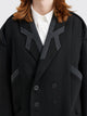 Kiko Kostadinov Critias Double Face Coat Wool Shadow Black / Shadow Grey