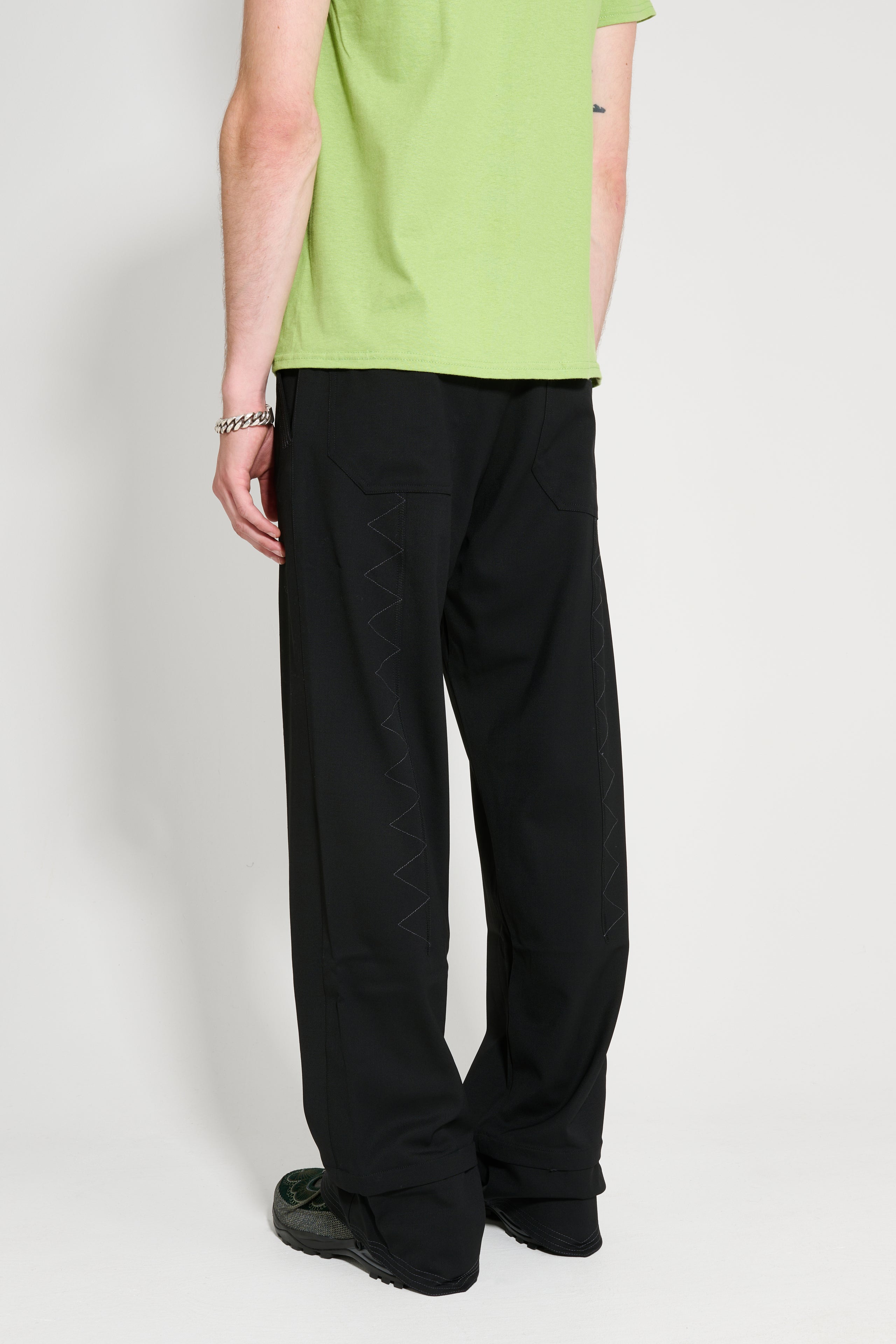 Kiko Kostadinov Jacklight Trouser Crow Black