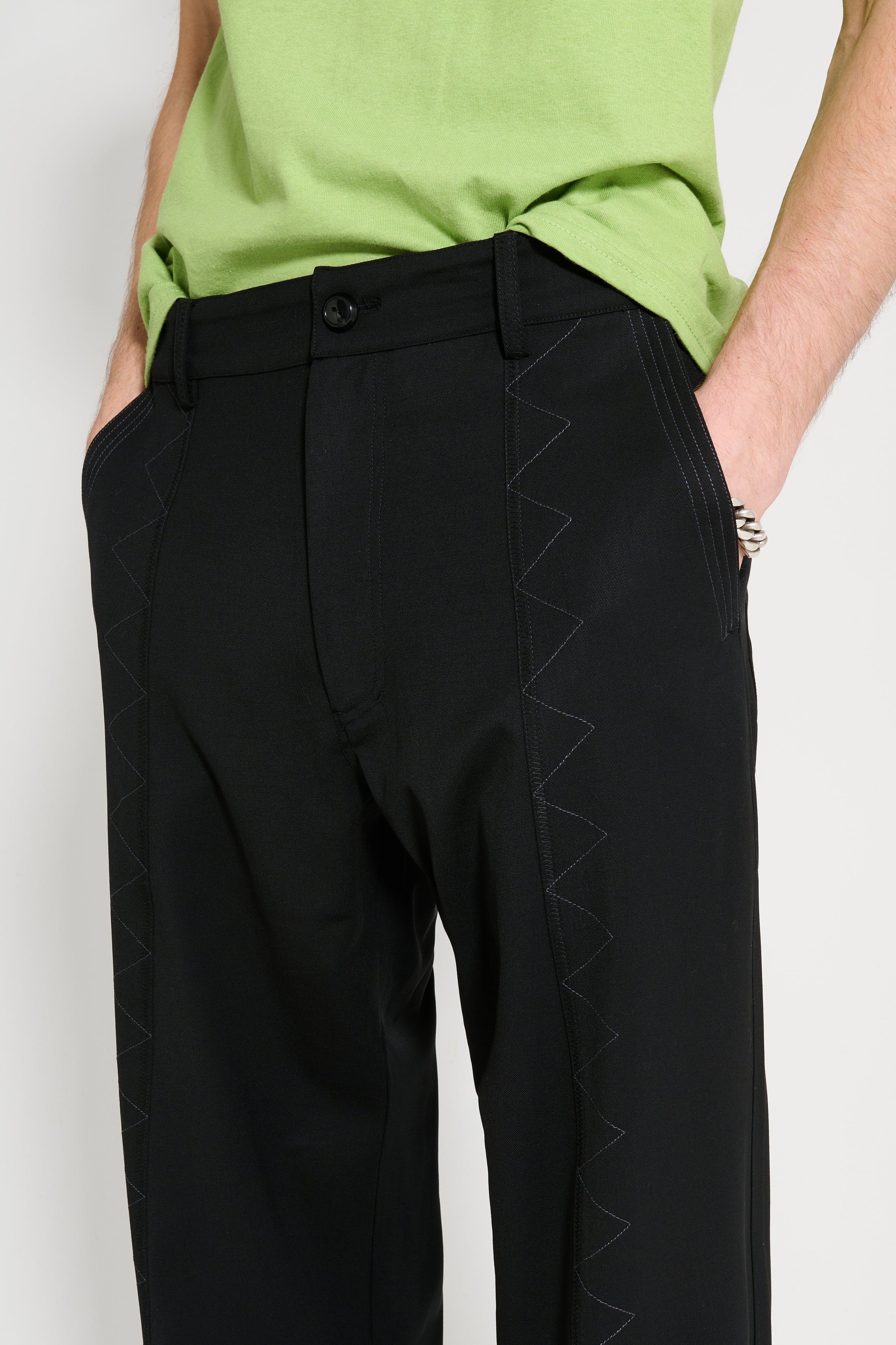 Kiko Kostadinov Jacklight Trouser Crow Black