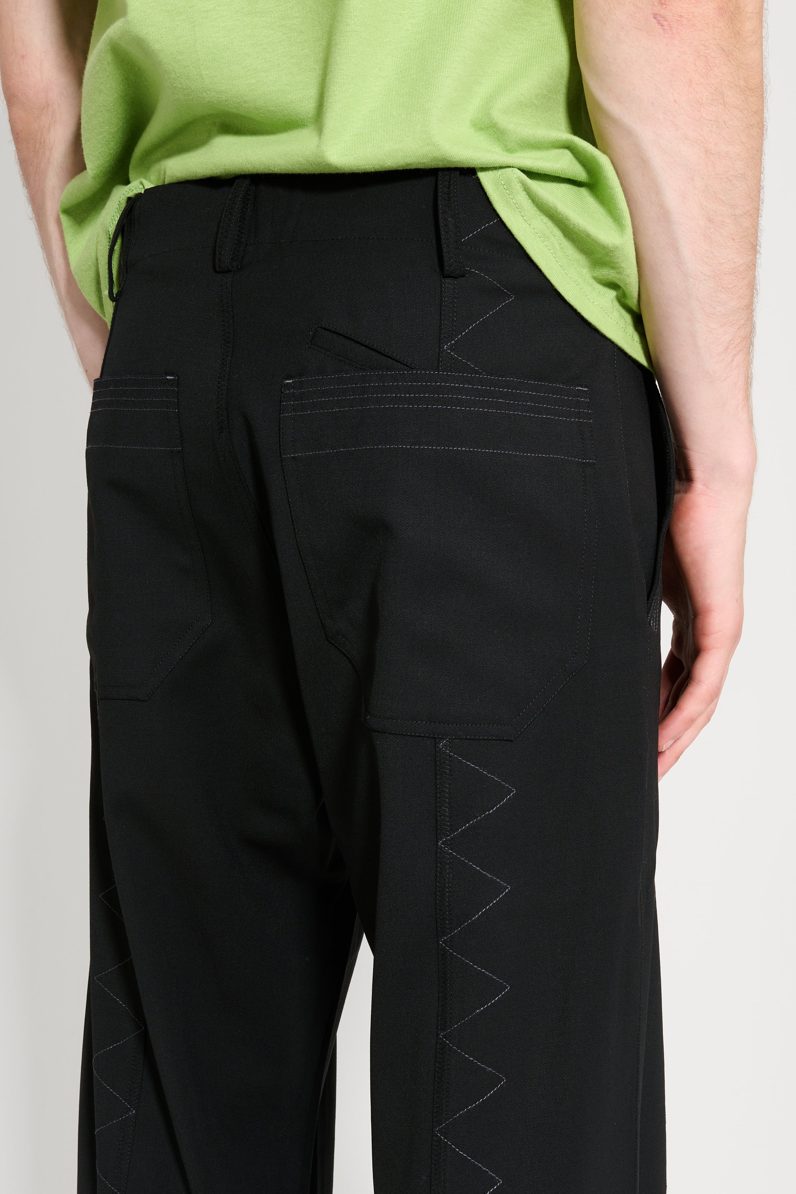 Kiko Kostadinov Jacklight Trouser Crow Black