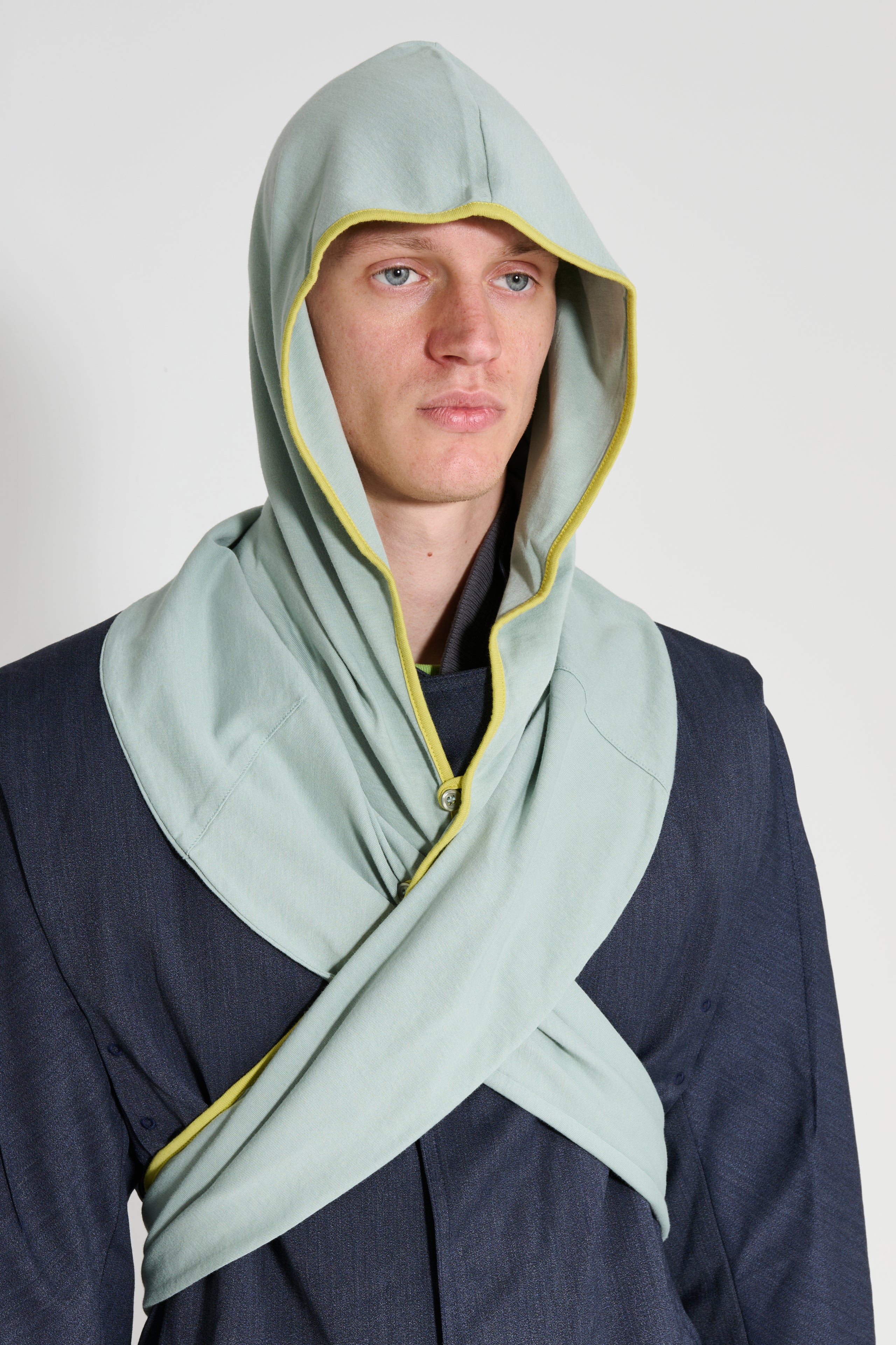 Kiko Kostadinov Ohne Hood Scarf Jade Green