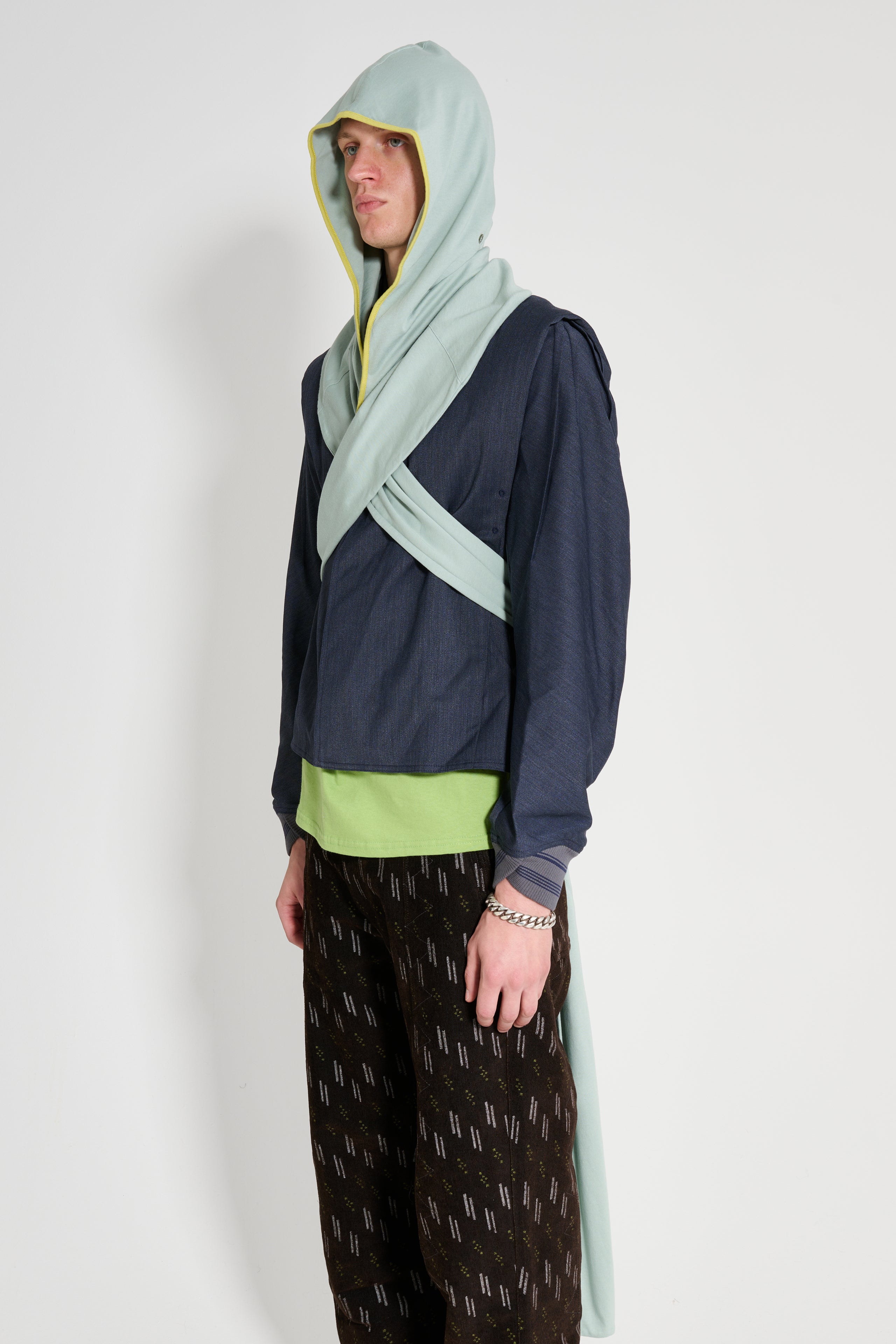 Kiko Kostadinov Ohne Hood Scarf Jade Green