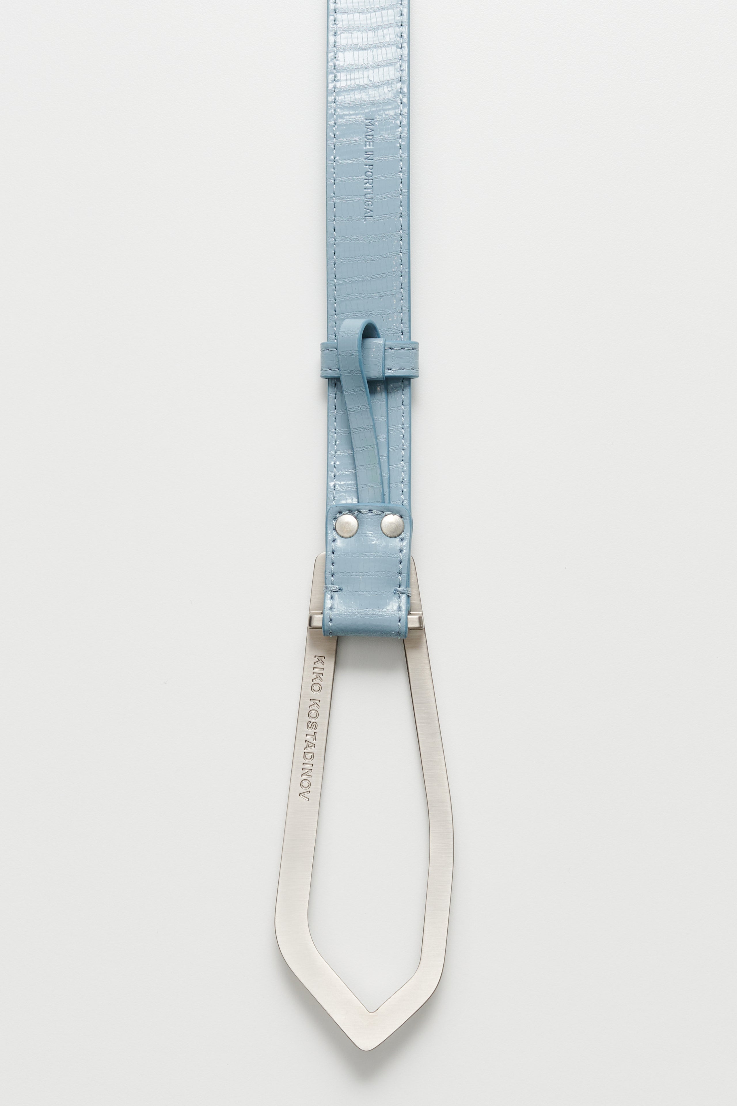 Kiko Kostadinov Margutta Belt Grey Blue