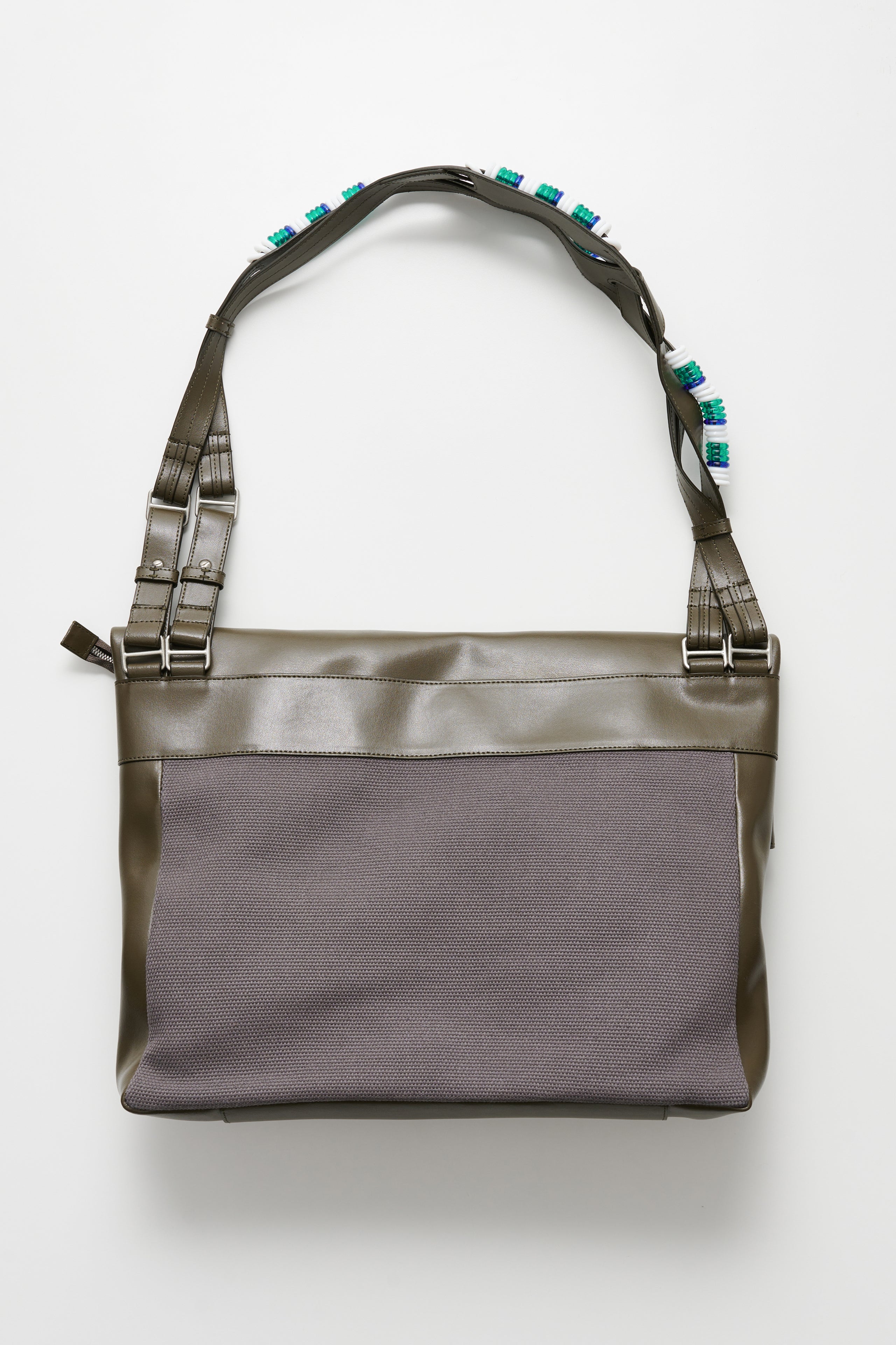 Kiko Kostadinov Jarocka Shoulder Bag Grey / Dark Grey