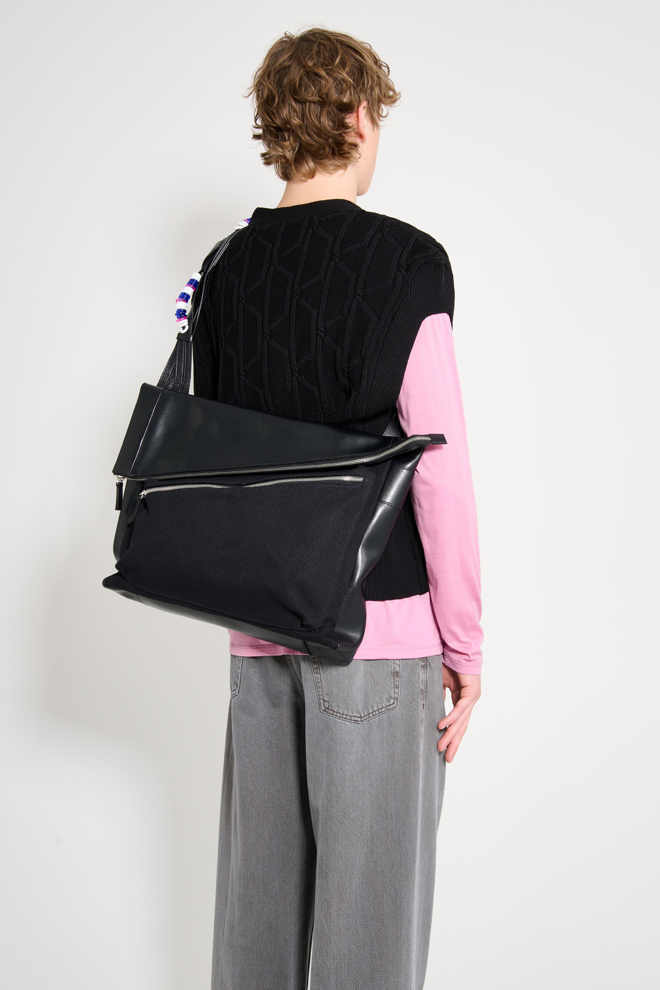 Kiko Kostadinov Jarocka Shoulder Bag Black / Midnight