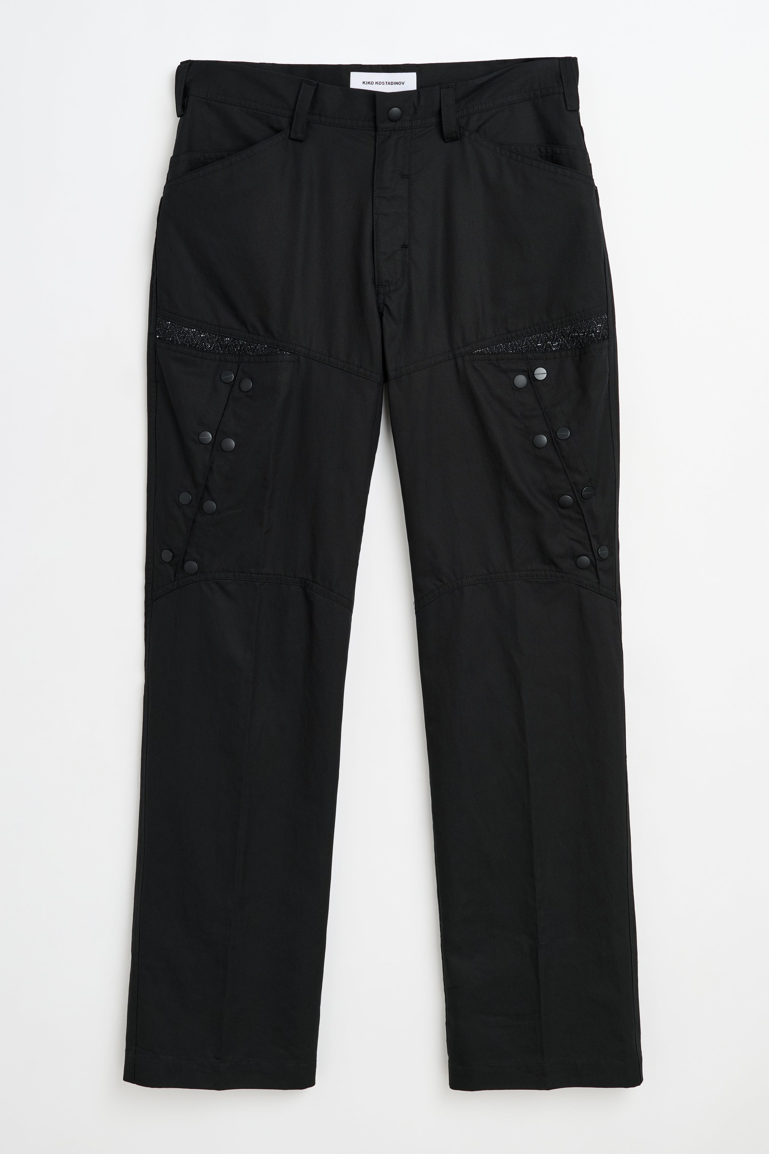 Kiko Kostadinov Inex Snap Trouser Black Sable / Ash Black