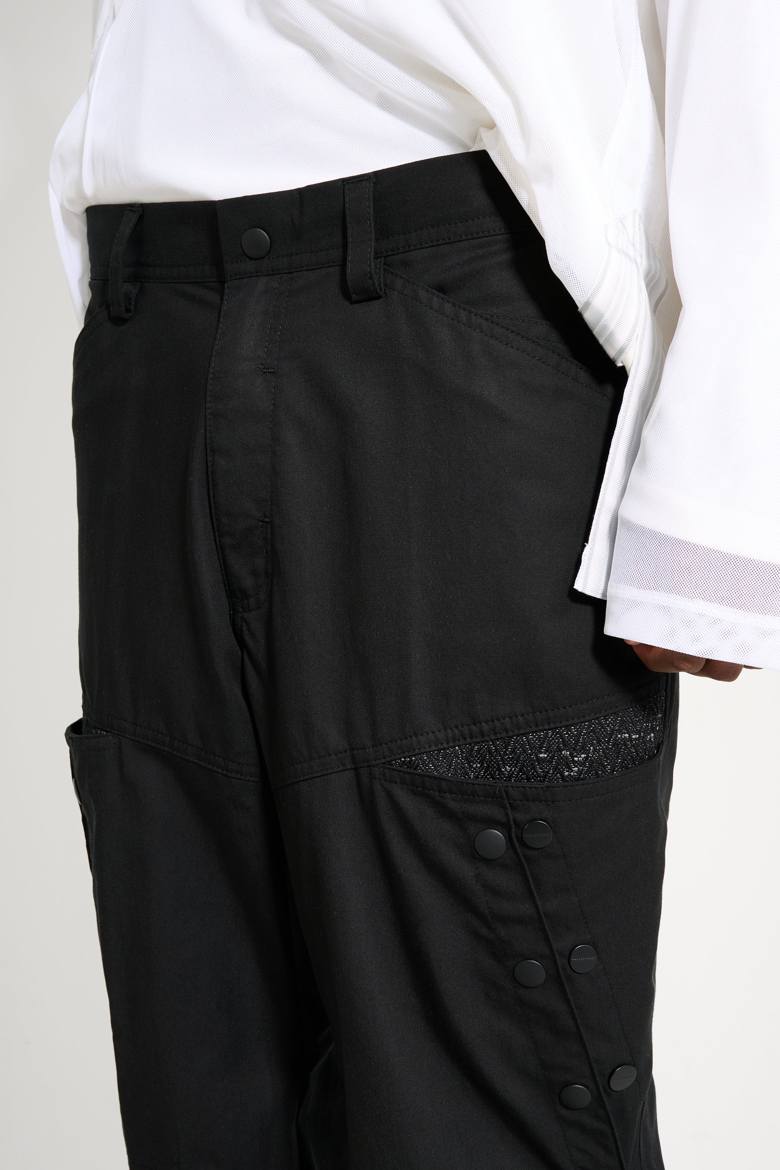 Kiko Kostadinov Inex Snap Trouser Black Sable / Ash Black