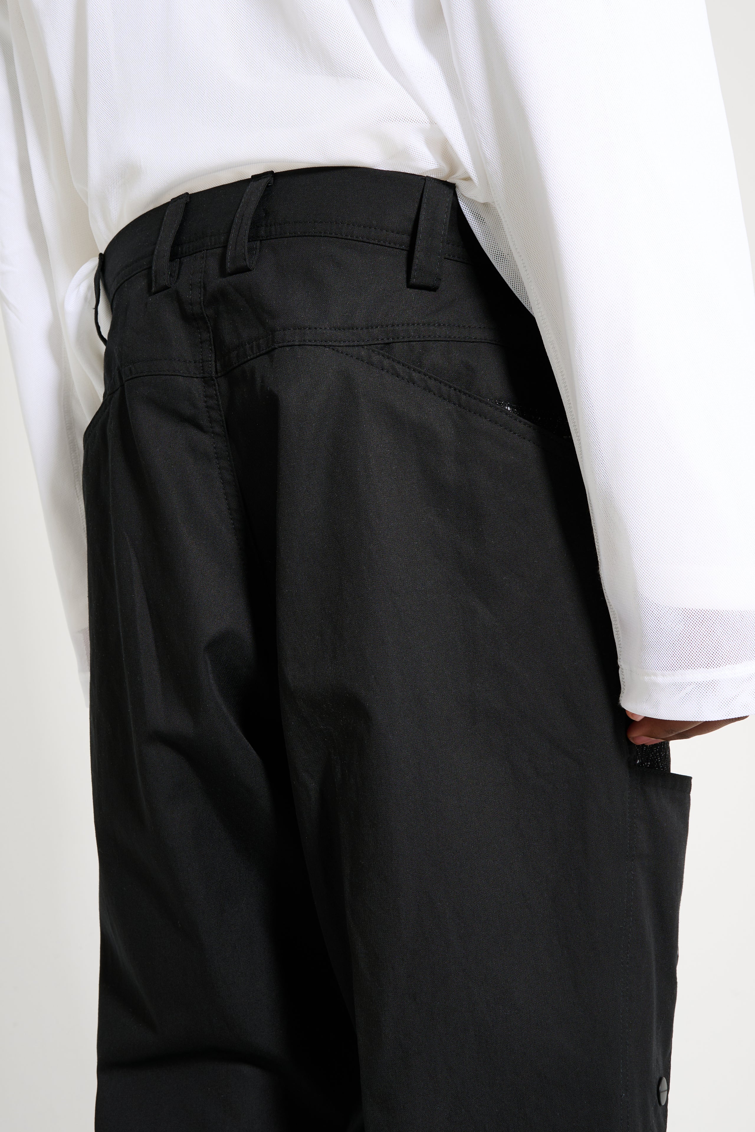 Kiko Kostadinov Inex Snap Trouser Black Sable / Ash Black