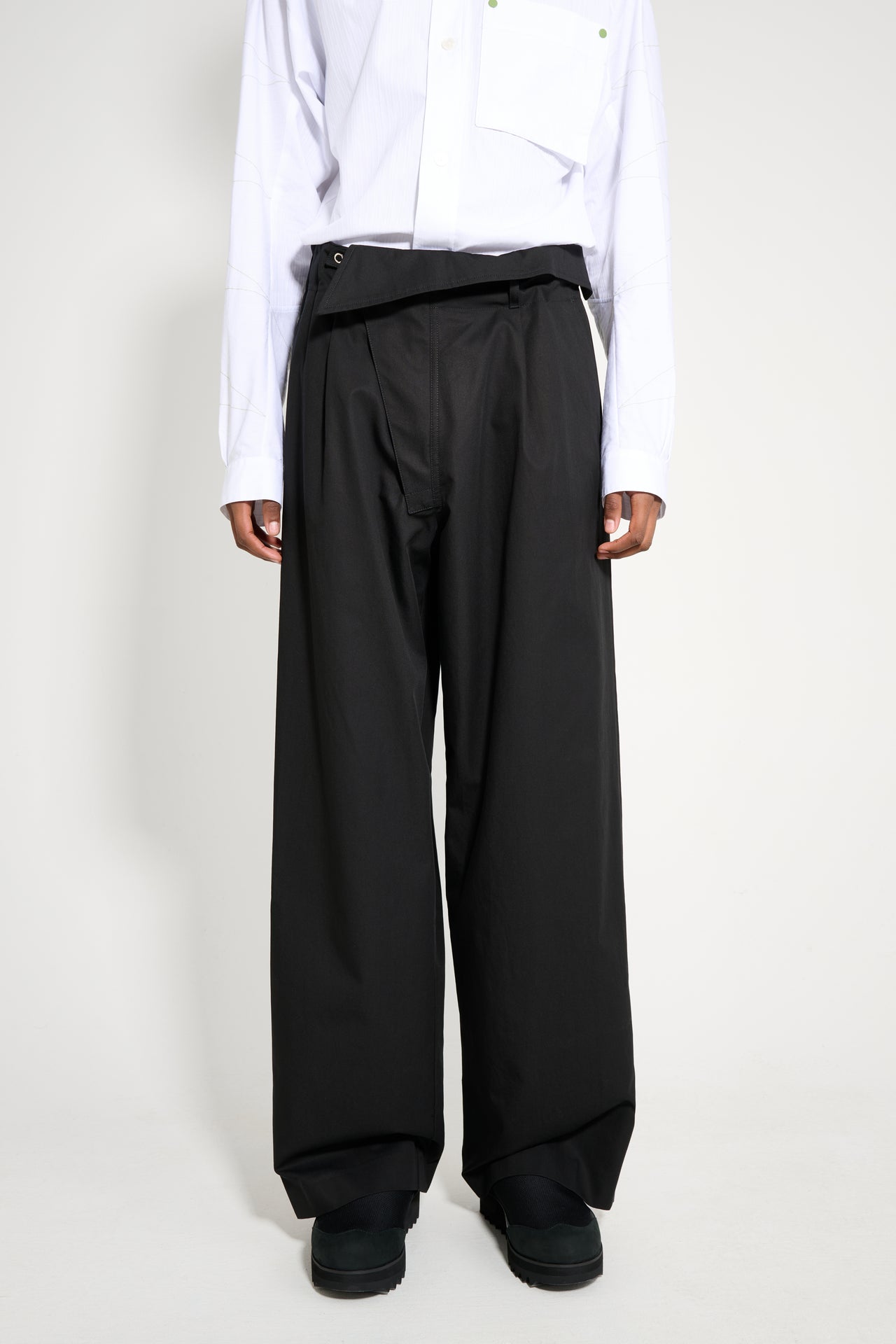 Kiko Kostadinov Navin Wide Trouser Black Sable