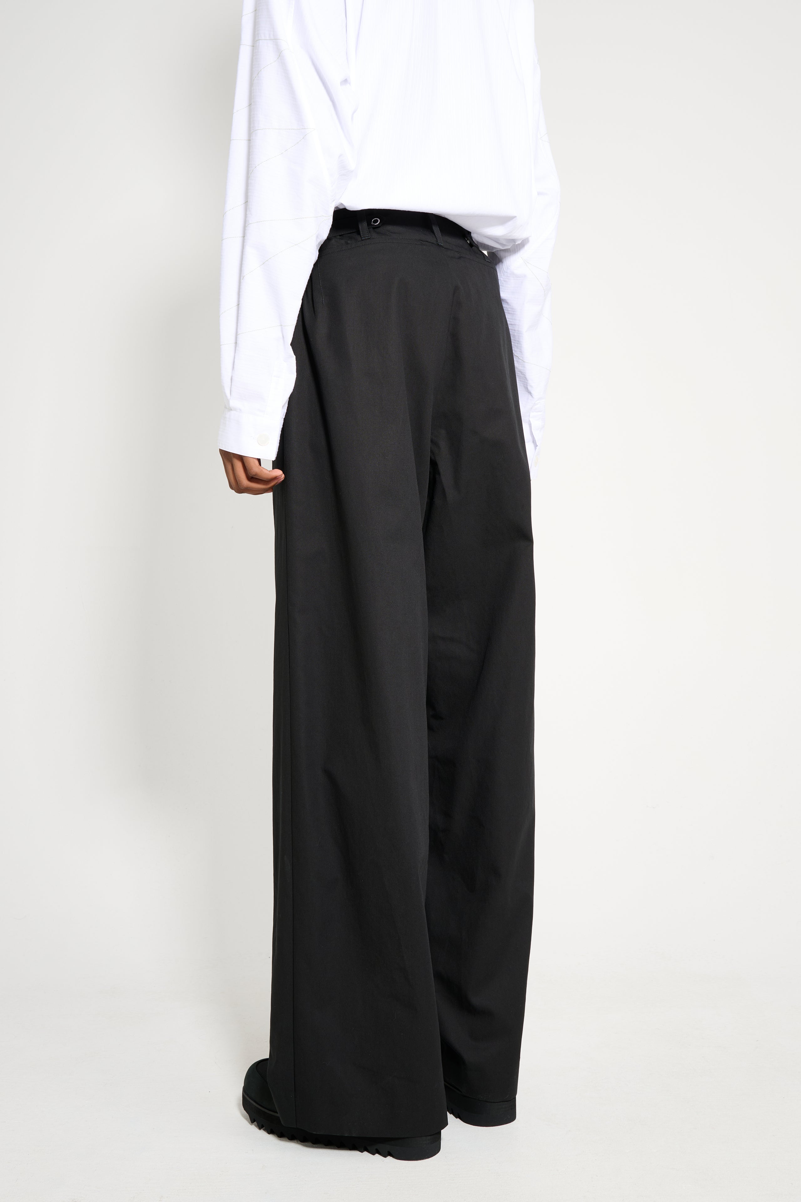 Kiko Kostadinov Navin Wide Trouser Black Sable