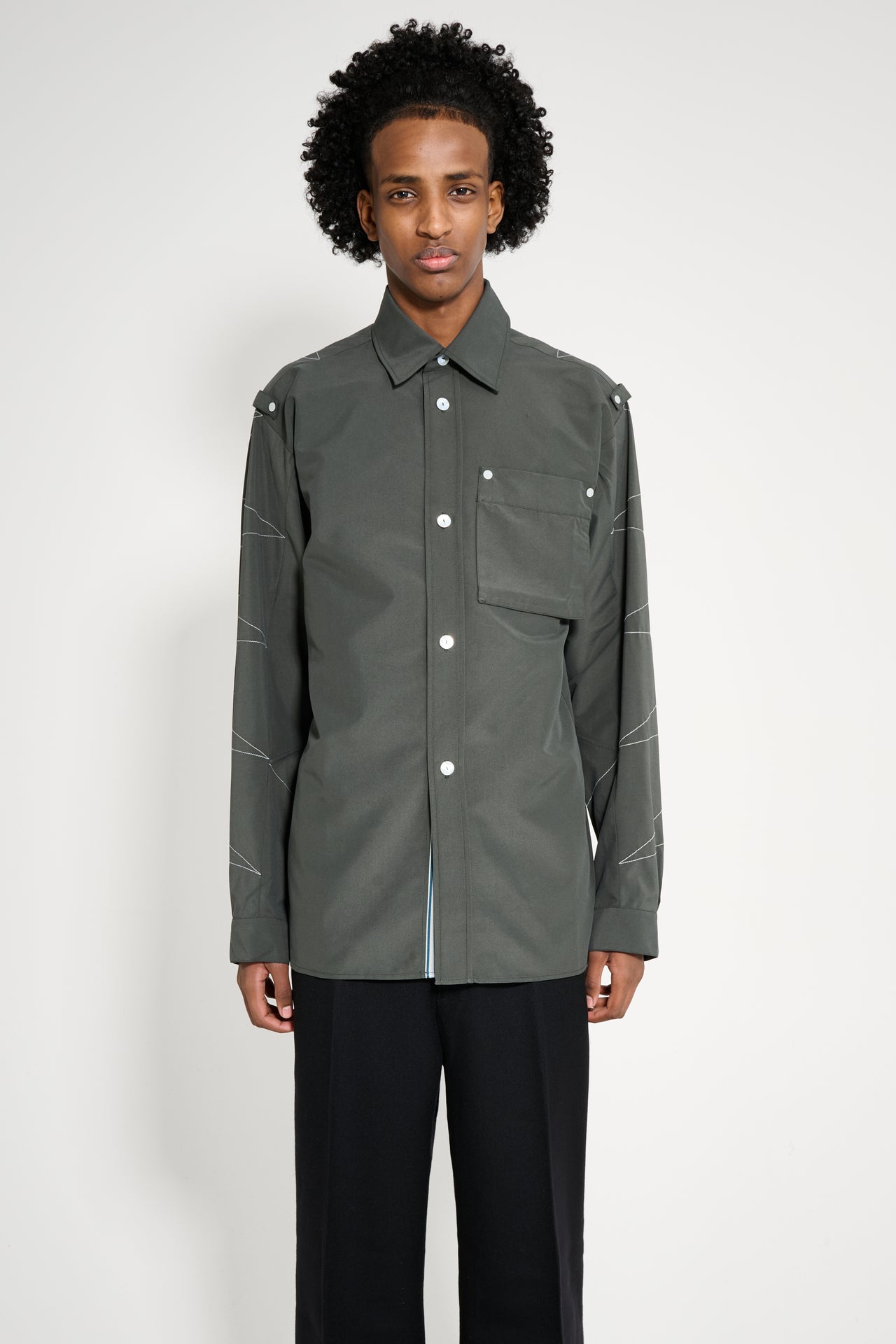 Kiko Kostadinov Solva Shirt Roisin Green