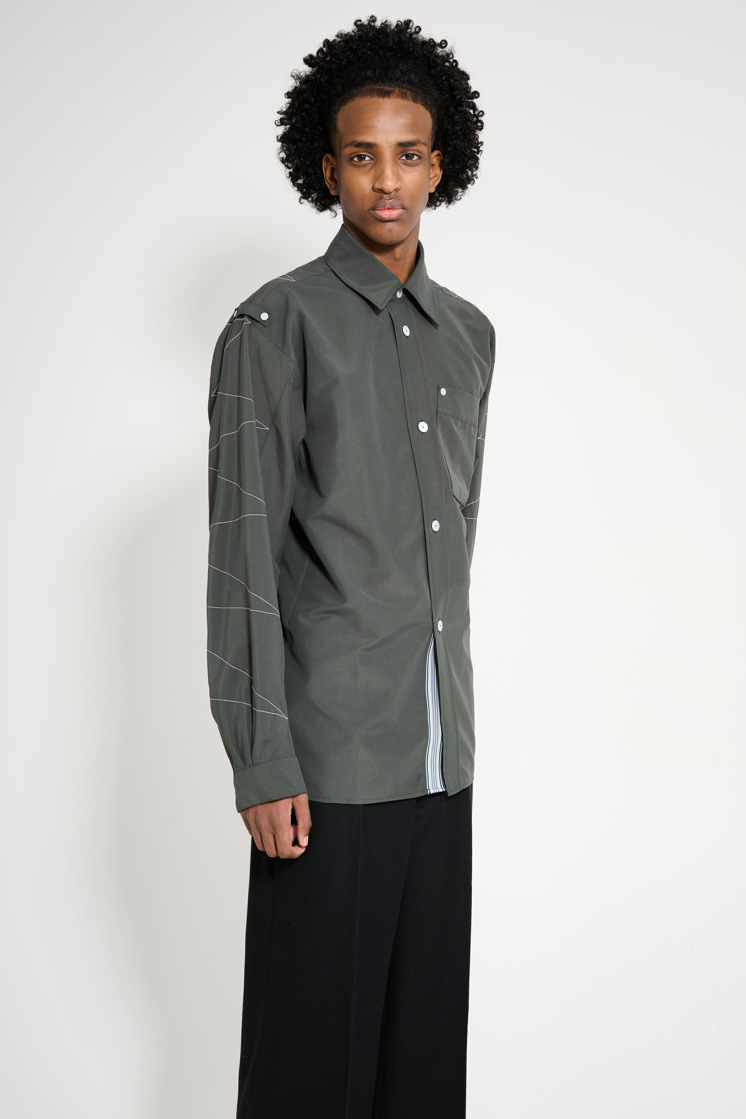 Kiko Kostadinov Solva Shirt Roisin Green