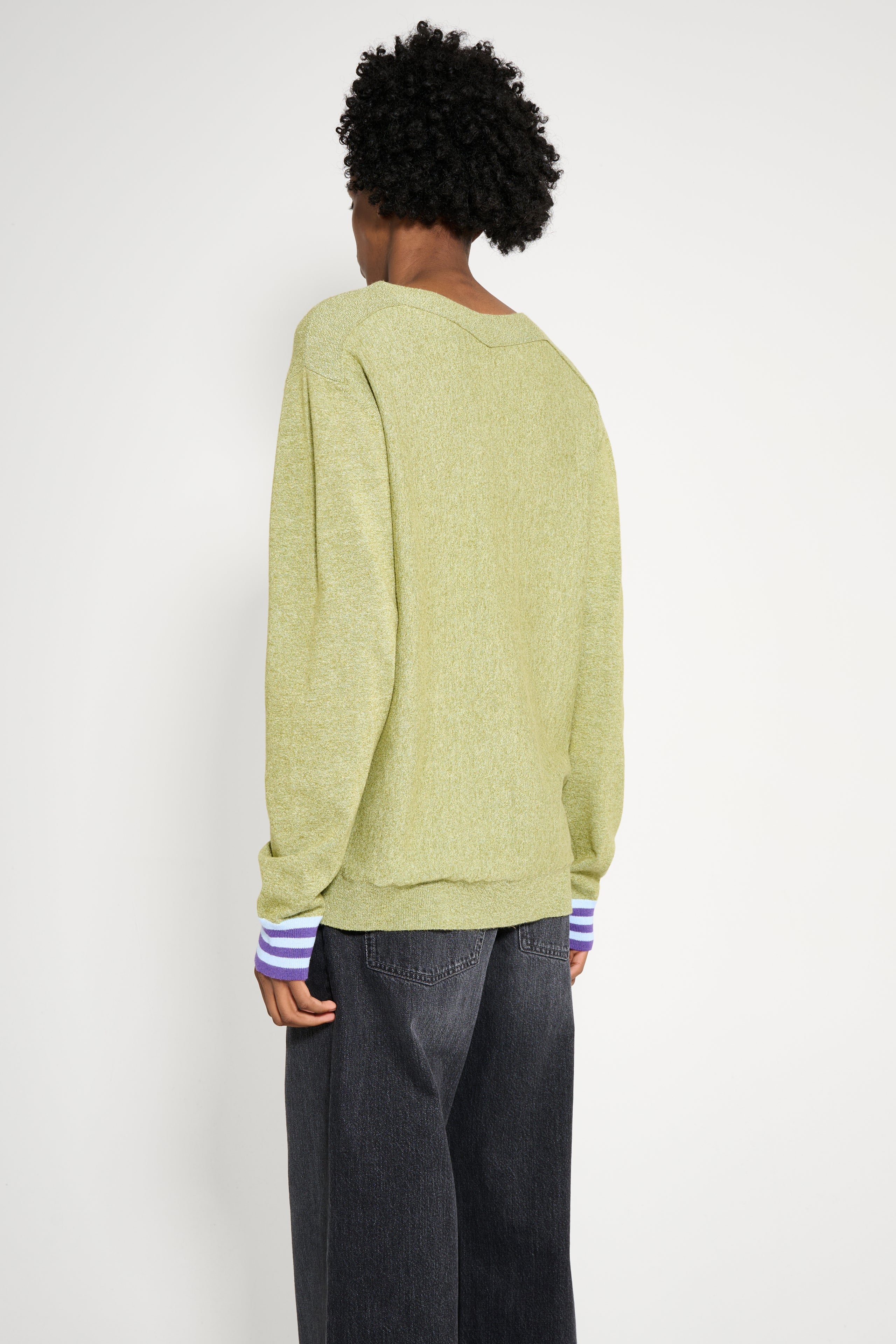 Kiko Kostadinov Ostro Jumper Green Melange / Blue / Purple