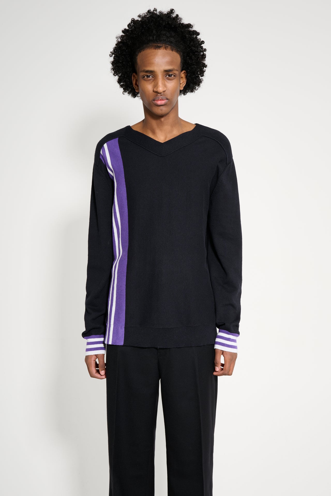 Kiko Kostadinov Ostro Jumper Deep Black / Purple / Blue