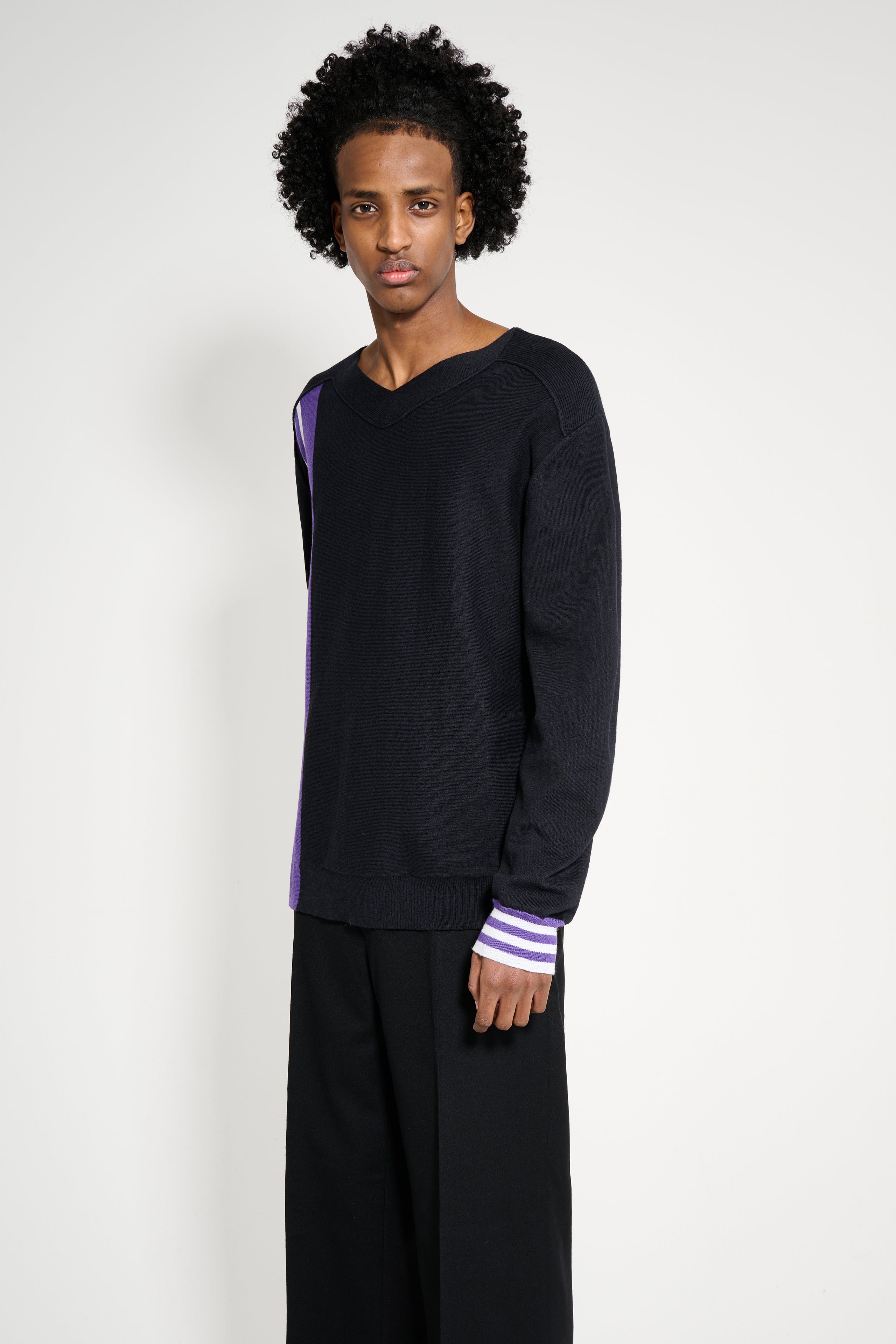 Kiko Kostadinov Ostro Jumper Deep Black / Purple / Blue