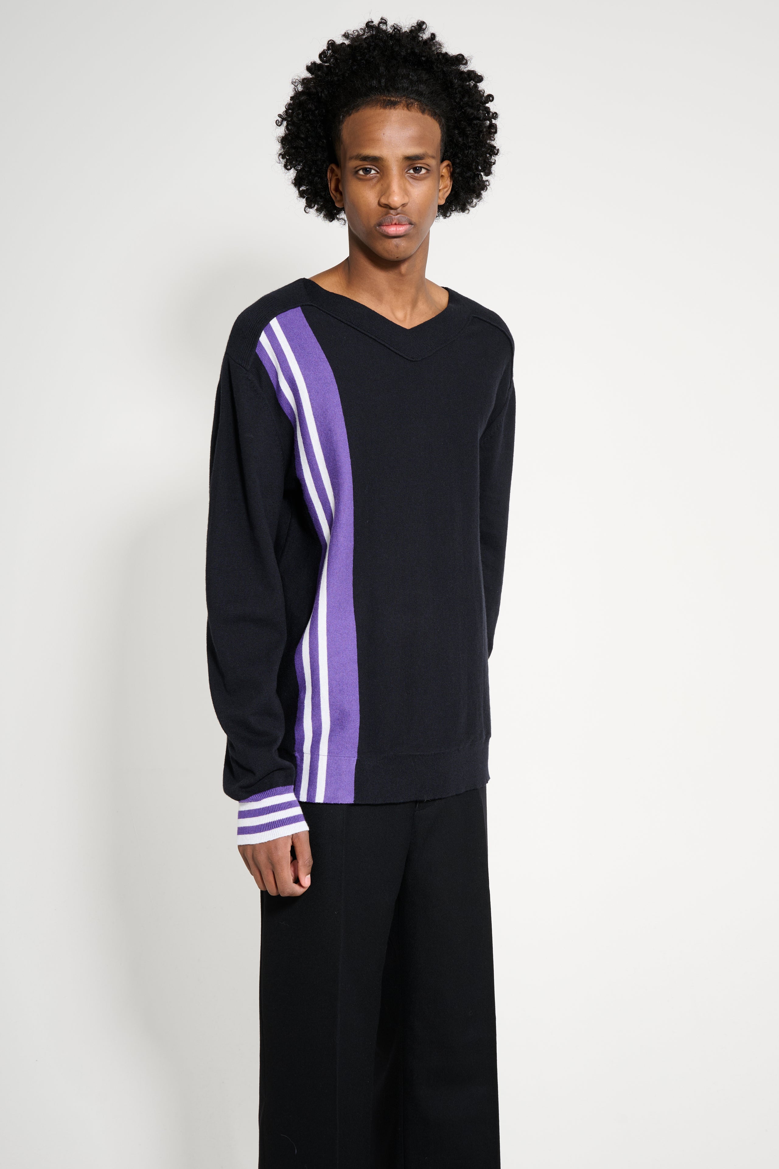 Kiko Kostadinov Ostro Jumper Deep Black / Purple / Blue