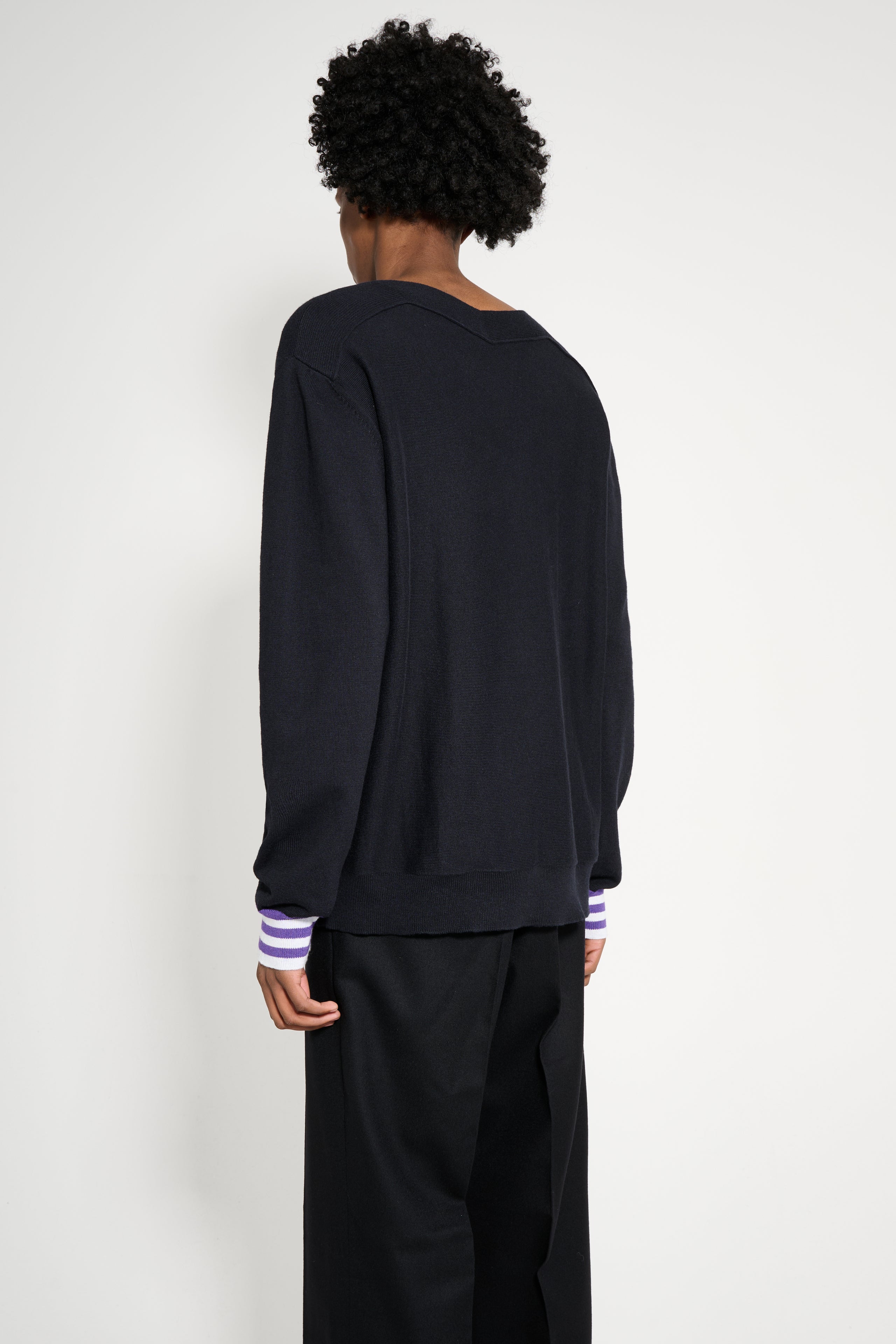 Kiko Kostadinov Ostro Jumper Deep Black / Purple / Blue