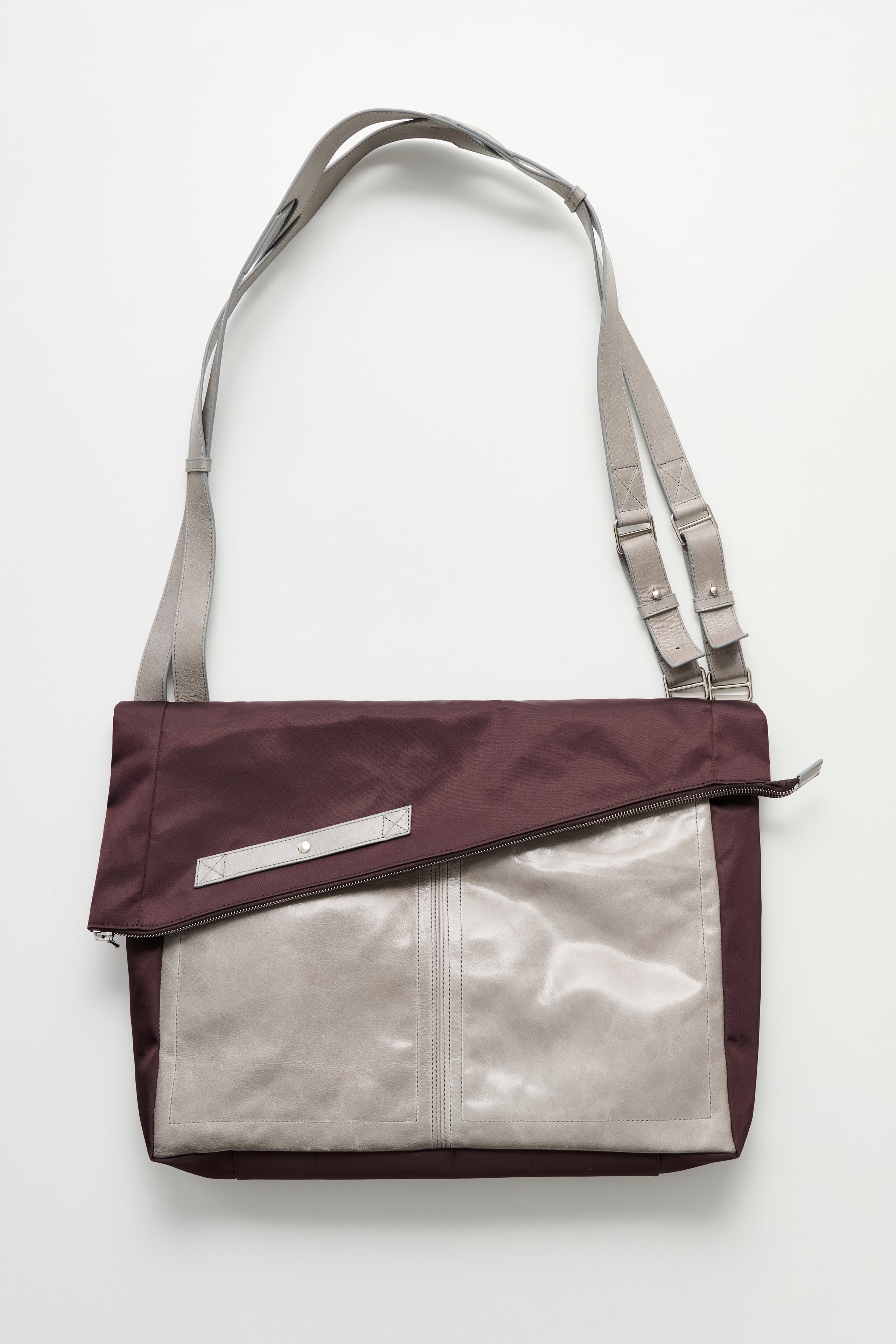 Kiko Kostadinov Jarocka Shoulder Bag Brown / Cement