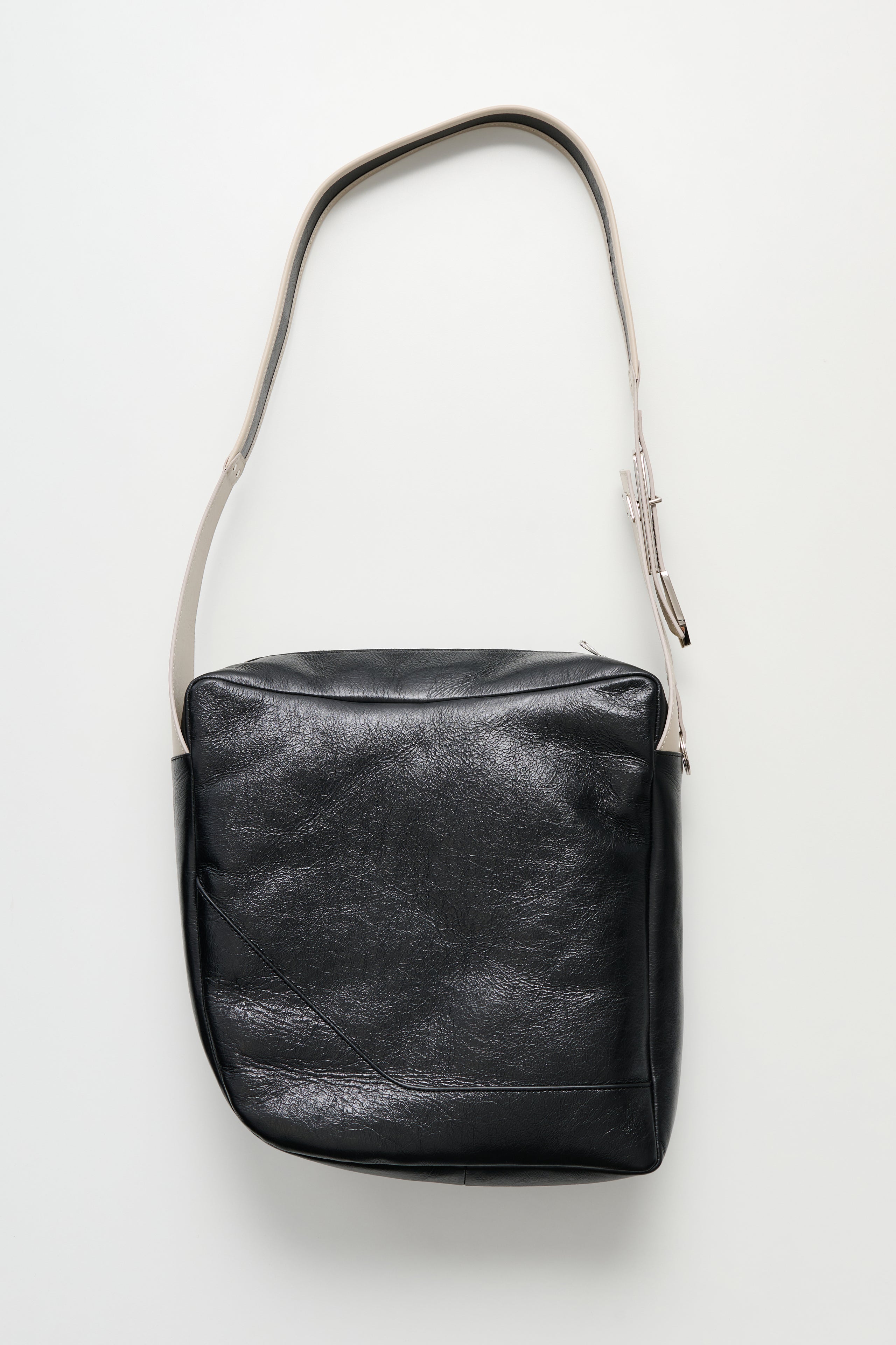 Kiko Kostadinov Deultum Leather Bag Black / Beige