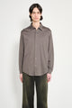Lady White Co. LS Jersey Button Down Grey Olive