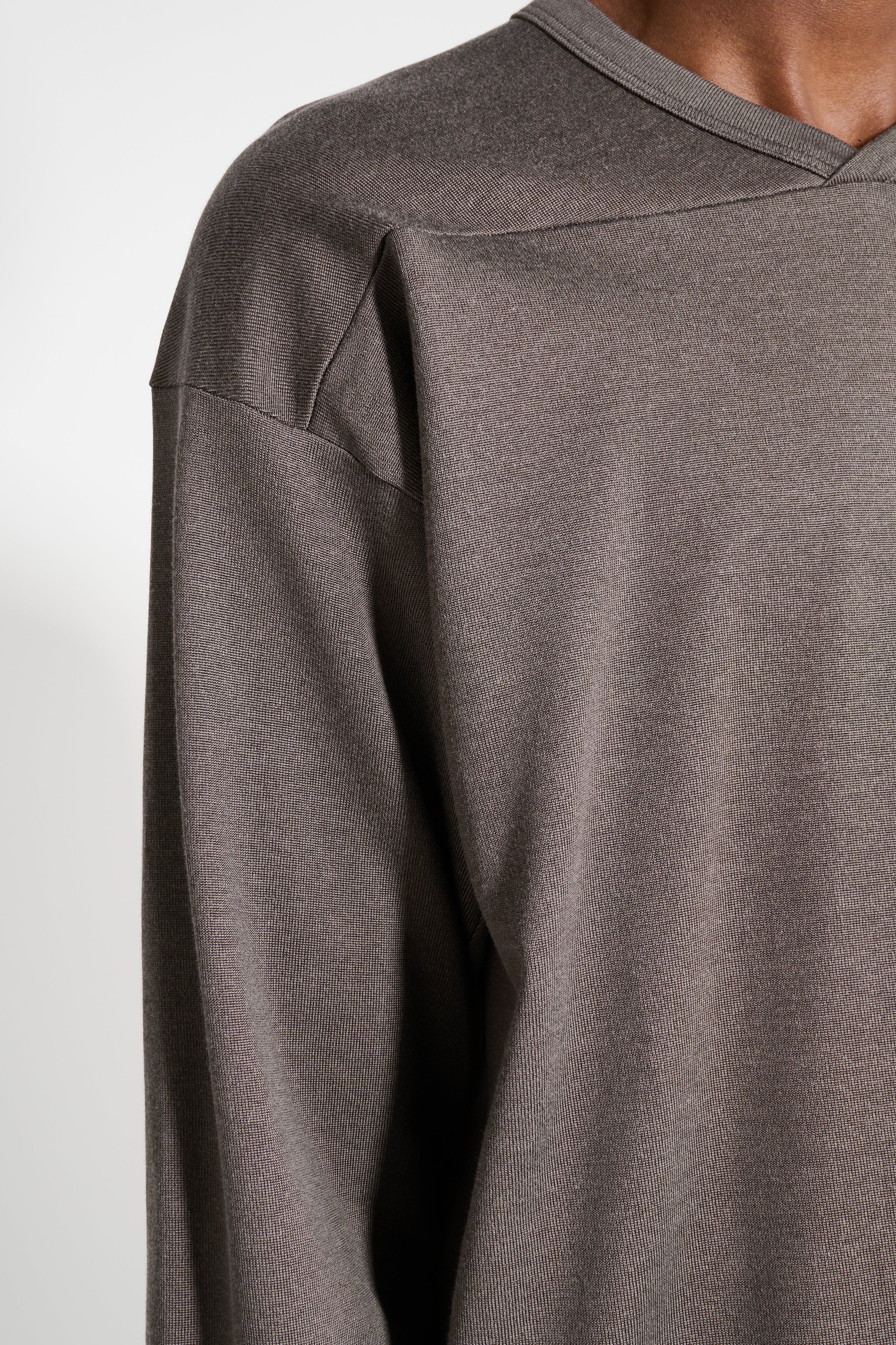 Lady White Co. LS Football T-shirt Grey Olive