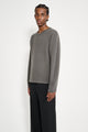 Lady White Co. Wool Cashmere Sweater Marine Grey