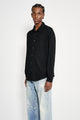 Lady White Co. Wool Button Up Black