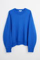 Lady White Co. x TRÈS BIEN Quilted Crewneck Extra Blue