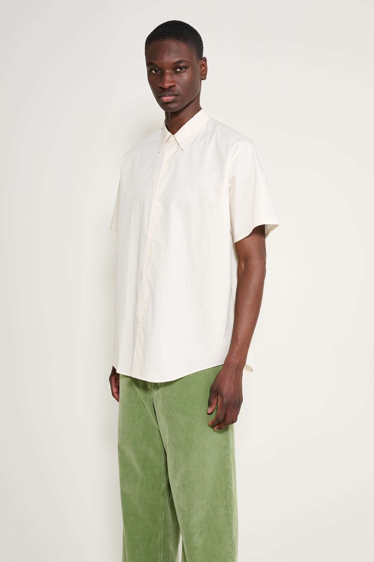 Lady White Co. Lynn Poplin S/S Shirt Almost Yellow